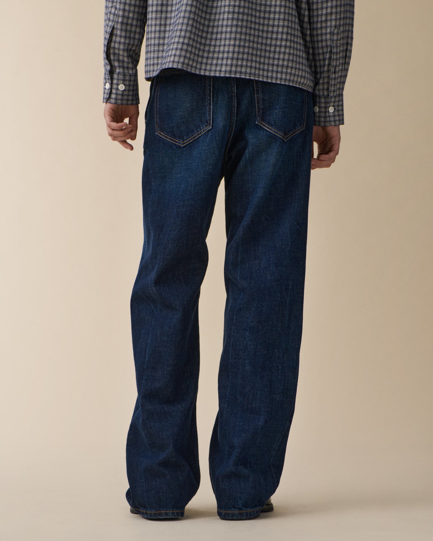 Genua Chino Dark Blue Selvedge