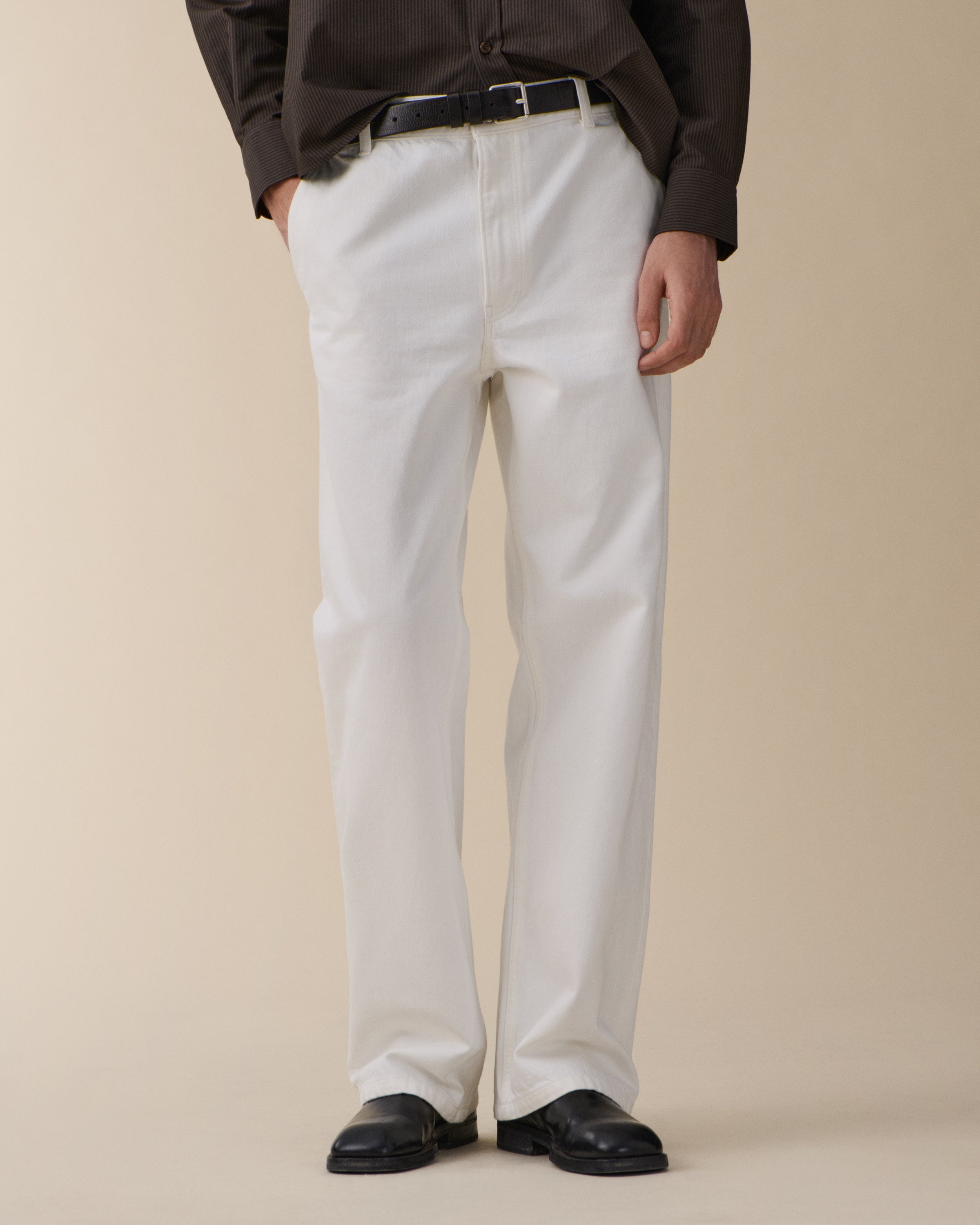 Men's Genua Chino Natural White - Jeanerica