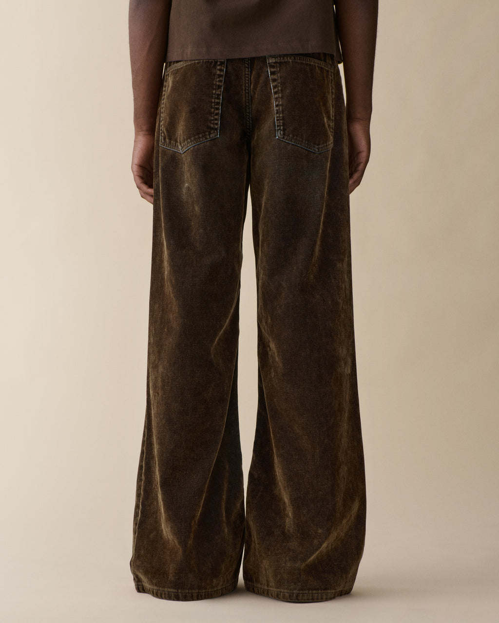 Gion Brown Flock Corduroy Usata