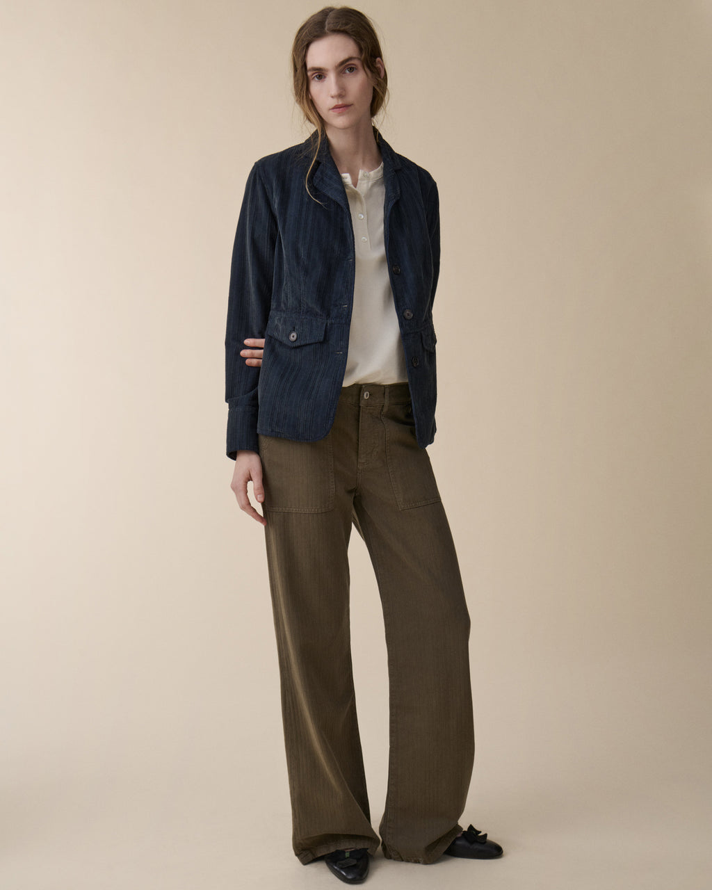 Guell Chevron Khaki Green