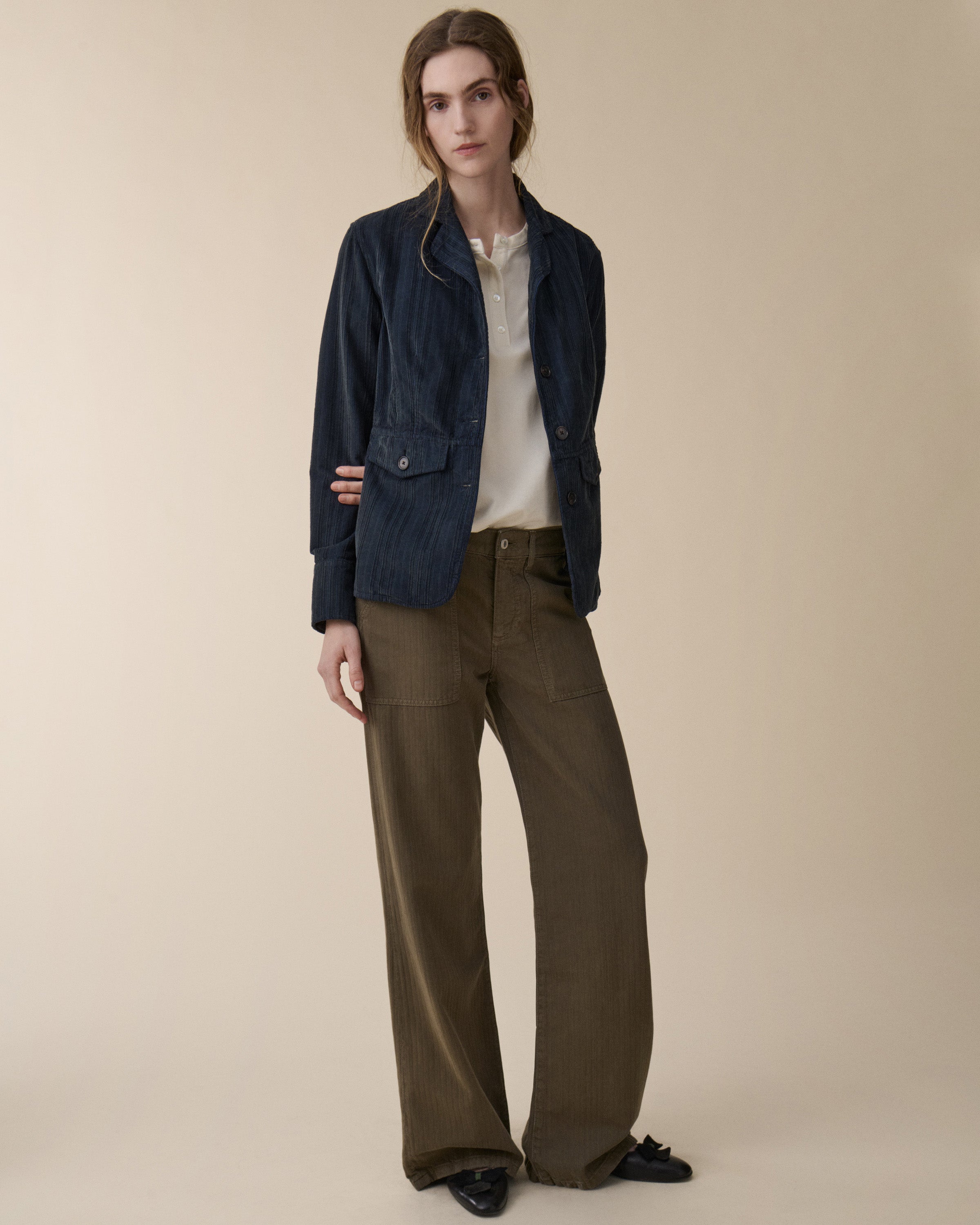 Guell Chevron Khaki Green