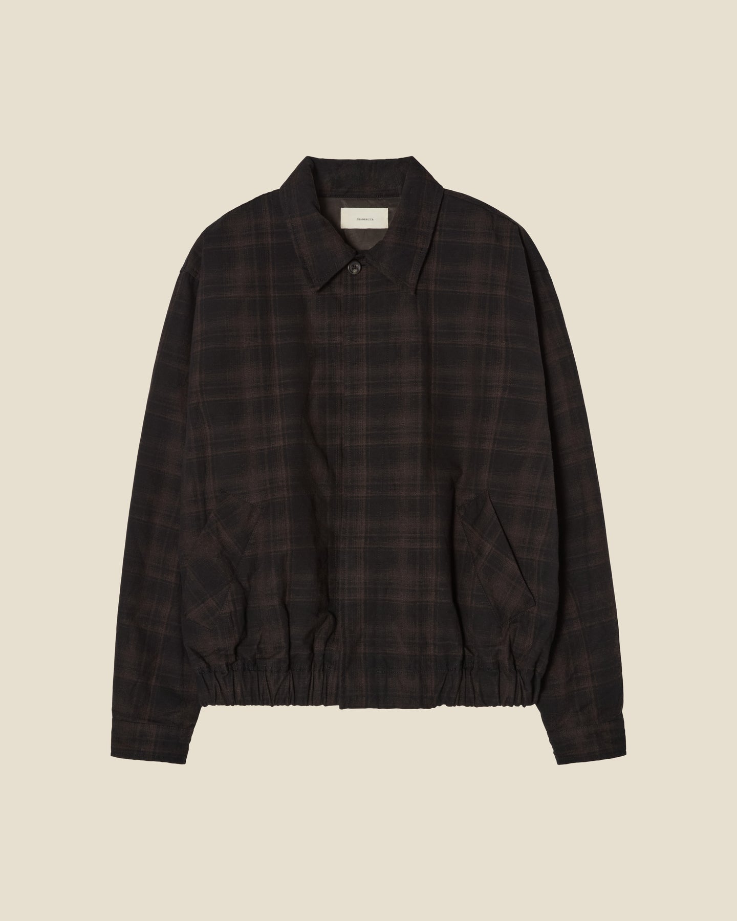 Jean Brown Check flat (beige background)