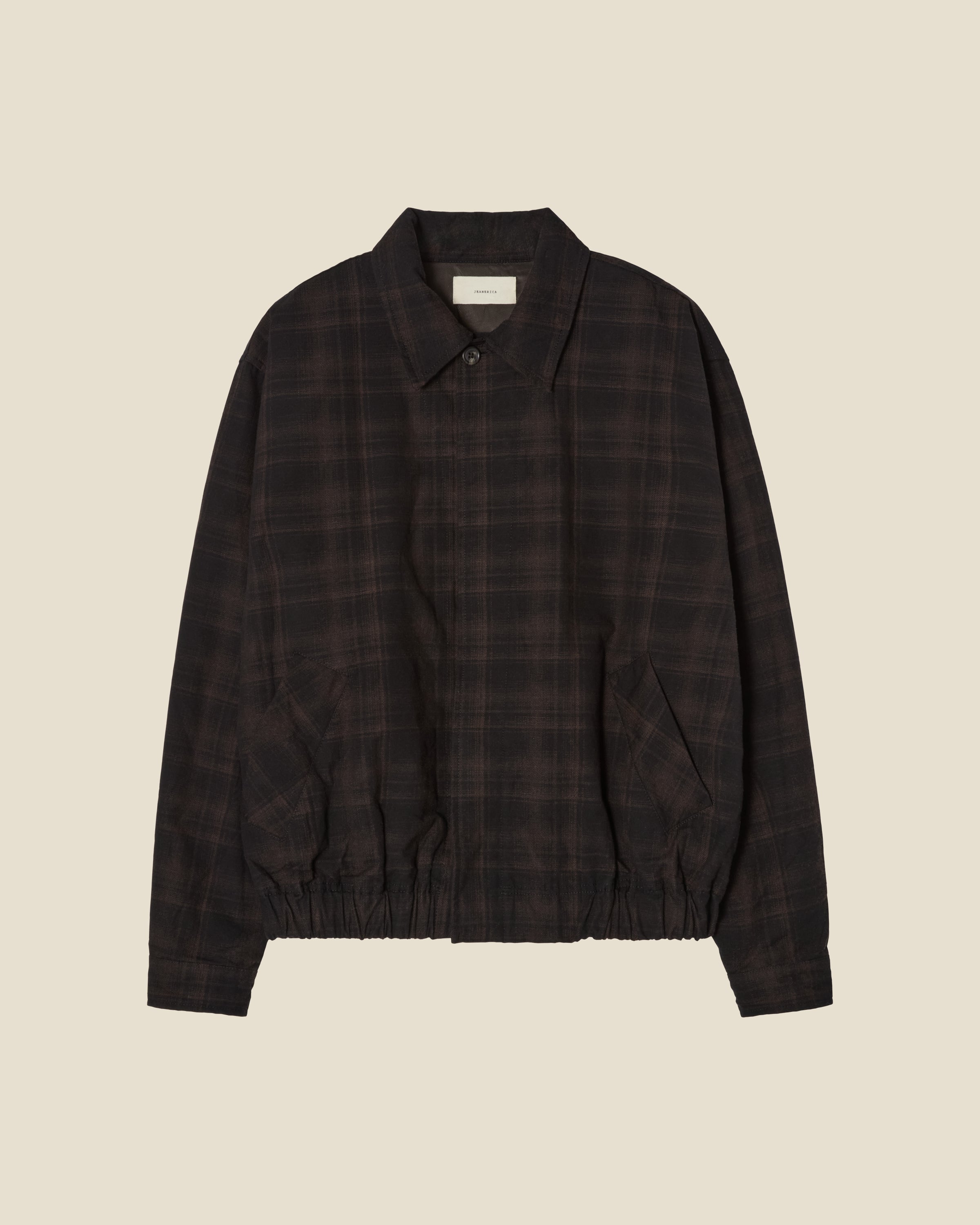 Jean Brown Check flat (beige background)
