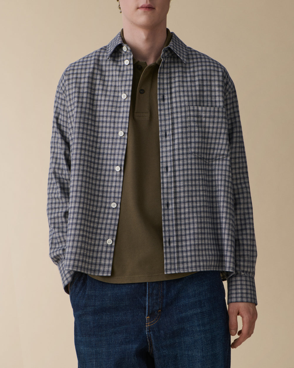 Juan Blue Flannel Check