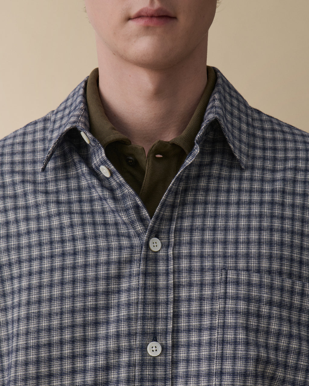 Juan Blue Flannel Check