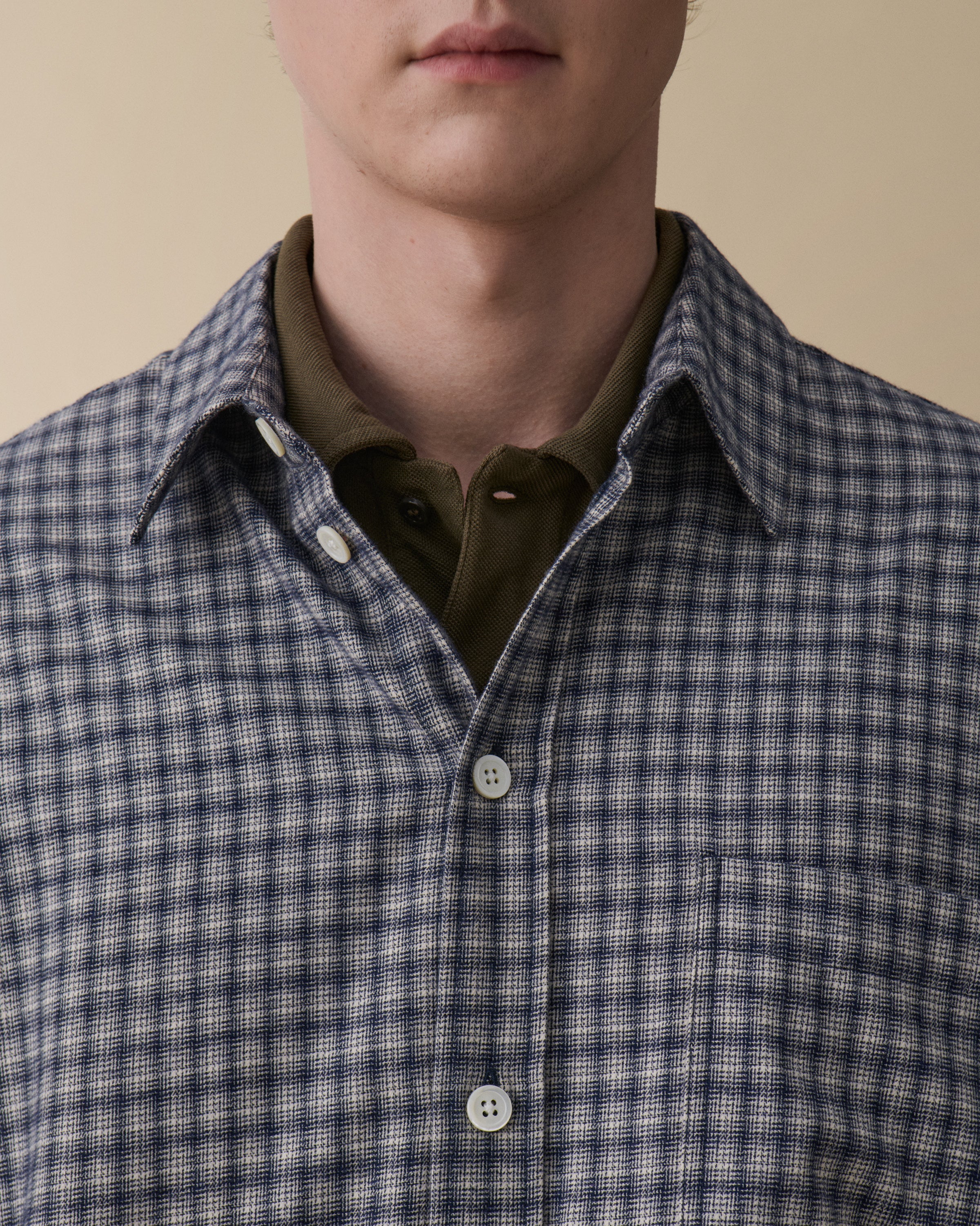 Juan Blue Flannel Check