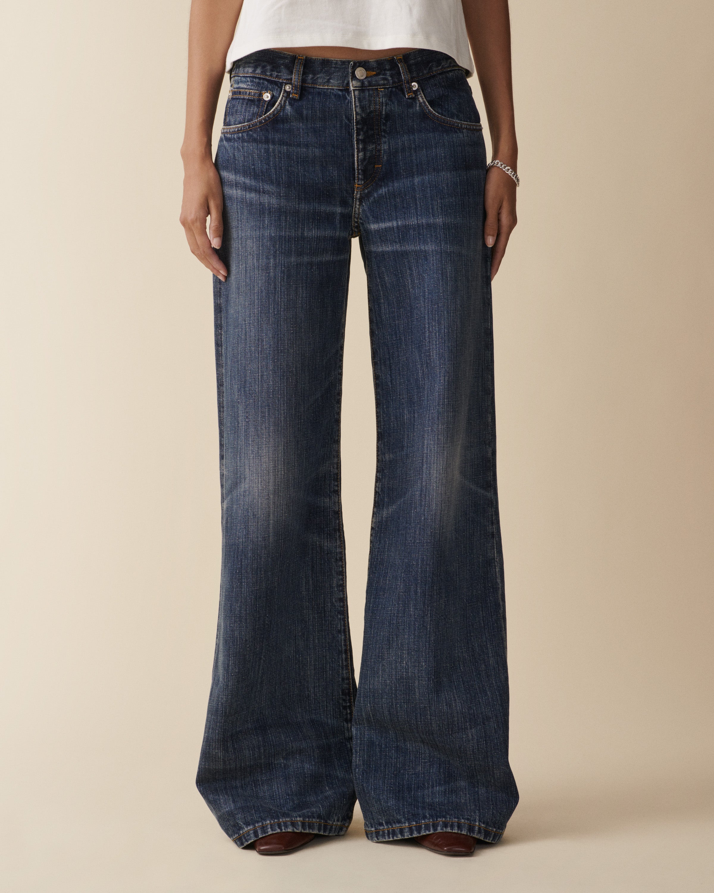 Women's St Monica Low-Rise Flare Jeans Vintage 95 - Jeanerica