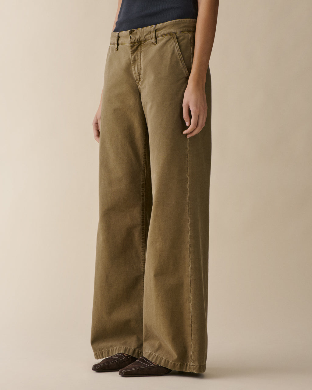 Kyoto Chino Plié Dark Beige