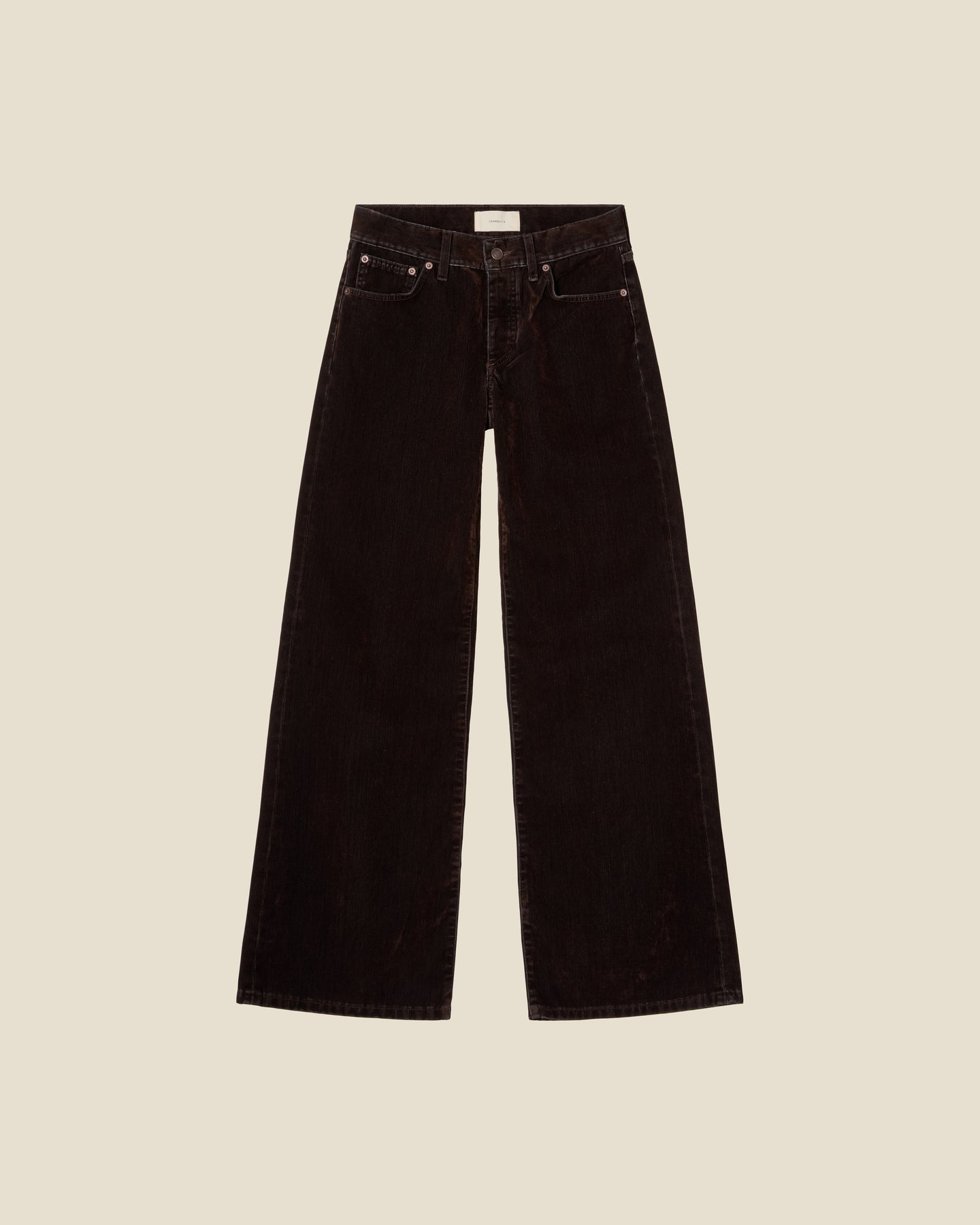 Kyoto Brown Flock Corduroy