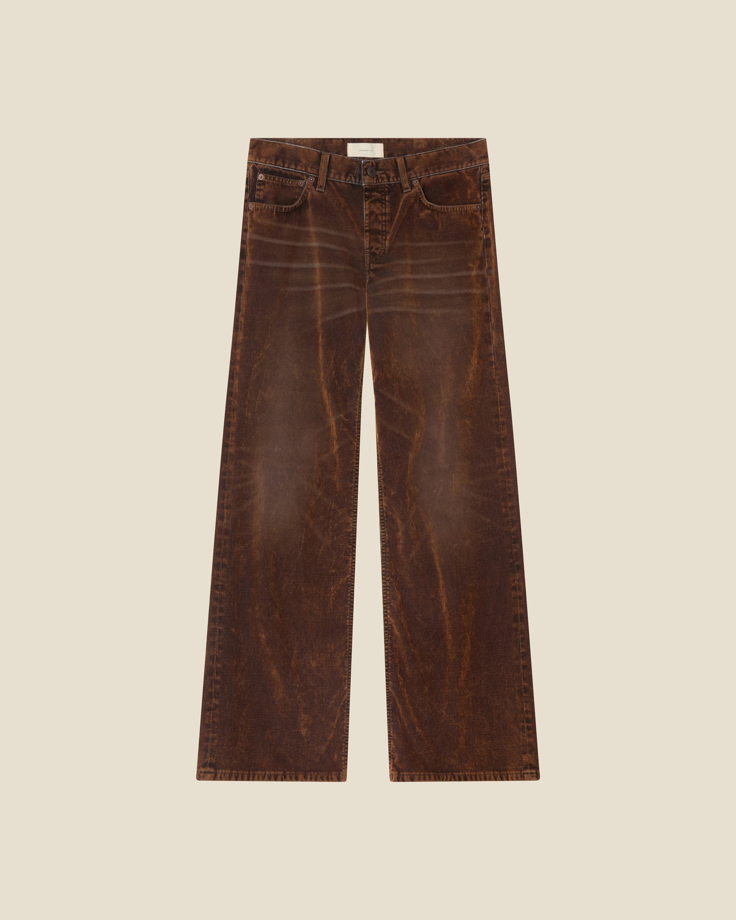 Kyoto Brown Flock Corduroy Usata