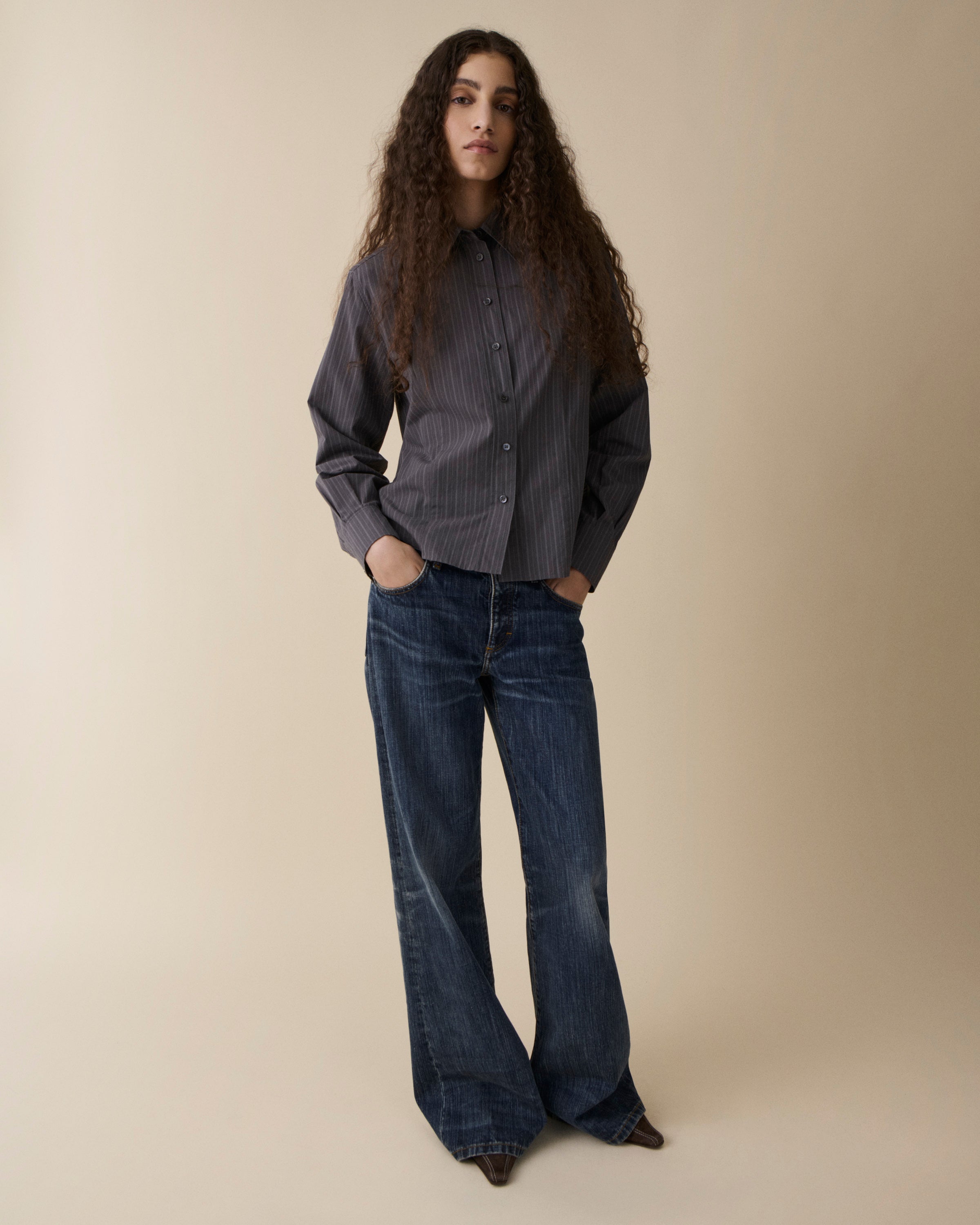 Kyoto Dark Blue Righe