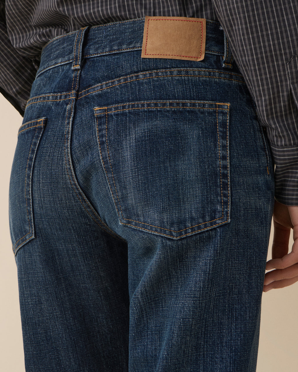 Kyoto Droit Dark Blue Righe