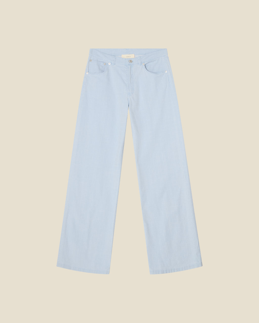 Kyoto Sky Blue flat (beige background)