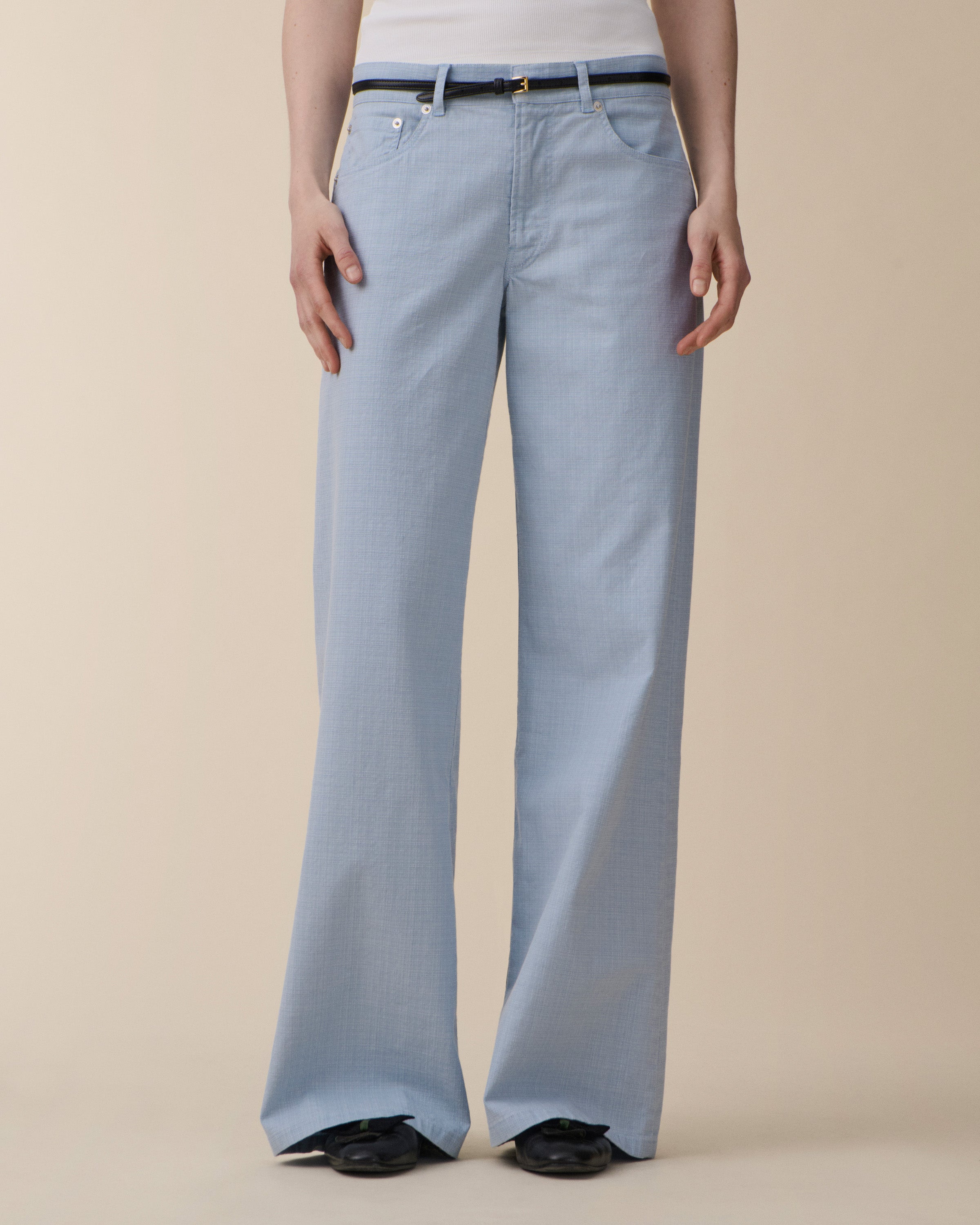 DENIME KYOTO モデルW40 Women's Kyoto Sky Blue Jeans - Jeanerica