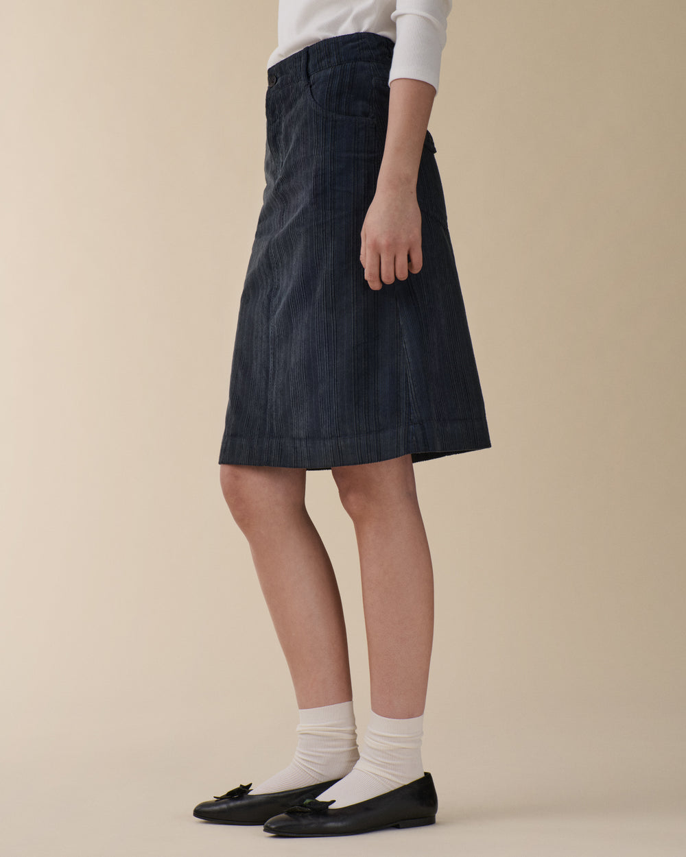Mallory Azzurro Corduroy