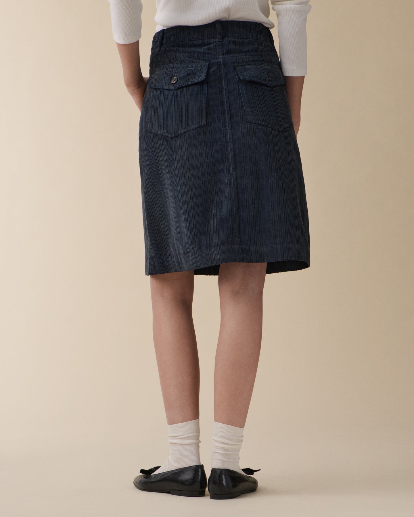 Mallory Azzurro Corduroy
