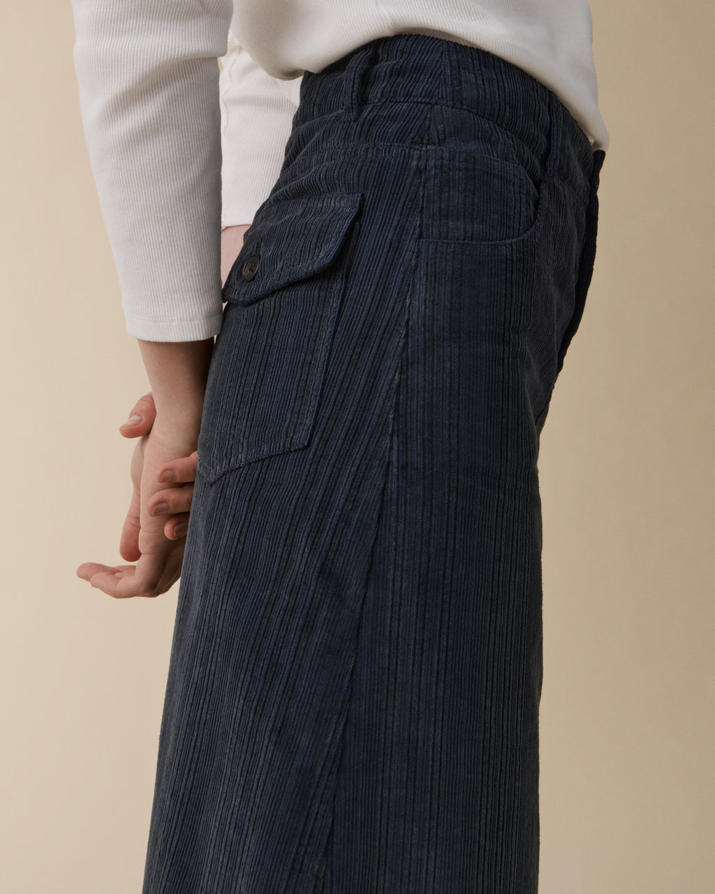 Mallory Azzurro Corduroy