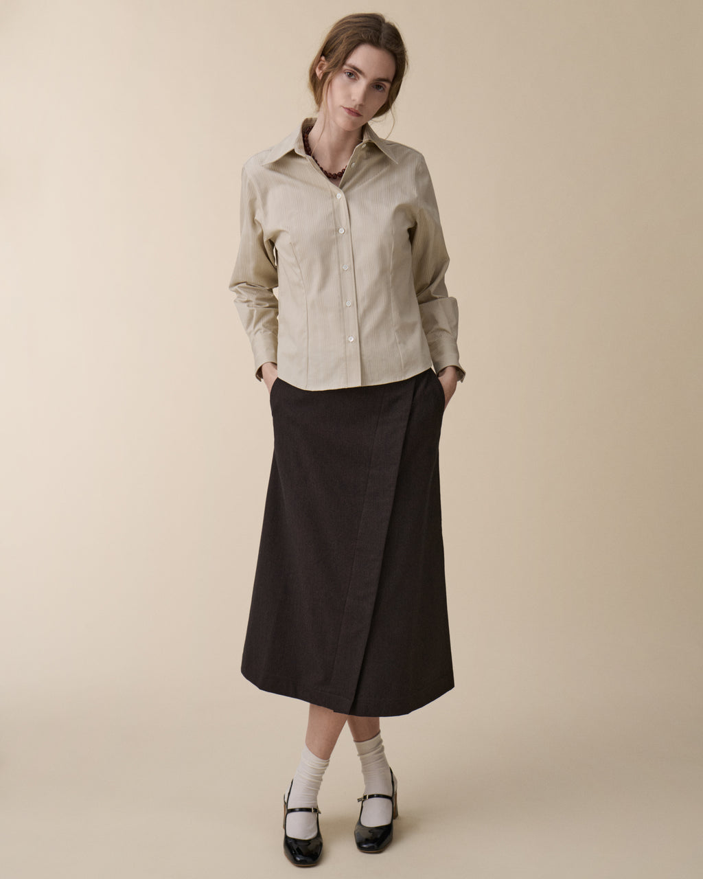 Martha Off White Satin