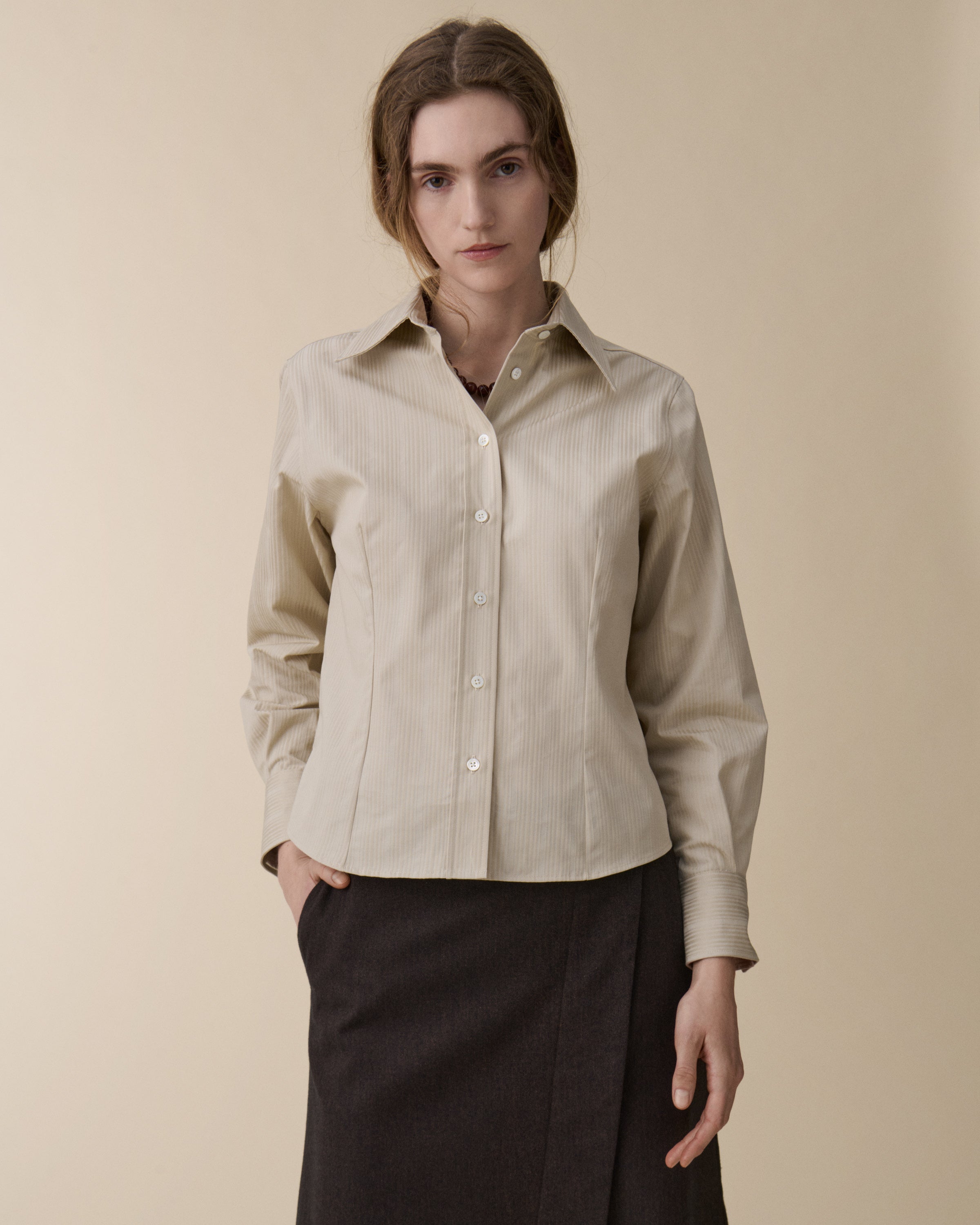 Martha Off White Satin