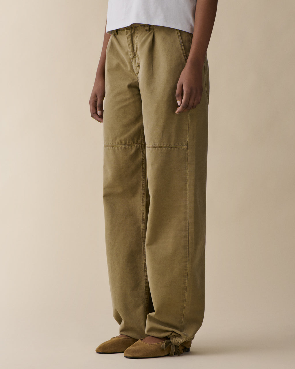 Mina Khaki Beige Plié