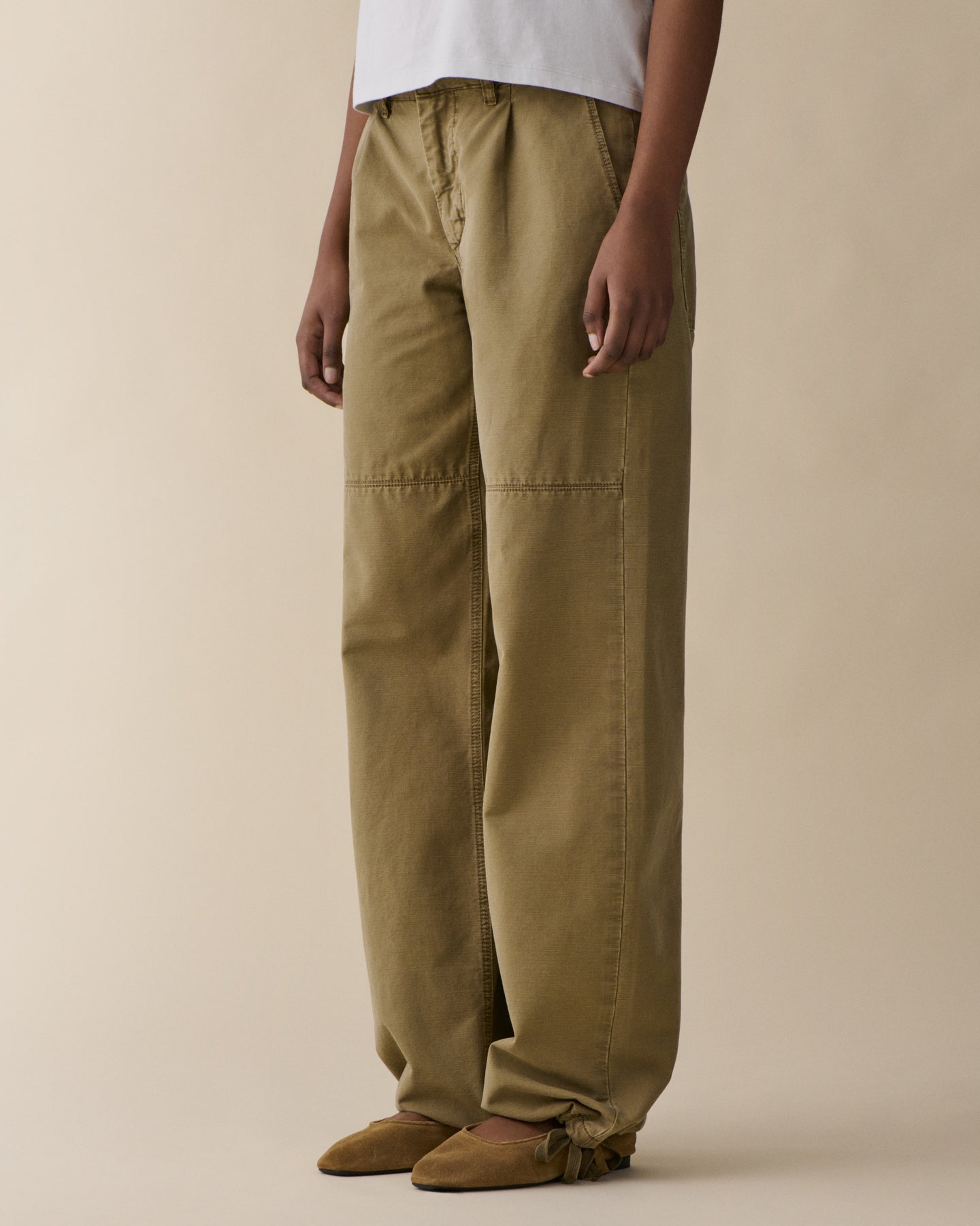 Mina Khaki Beige Plié