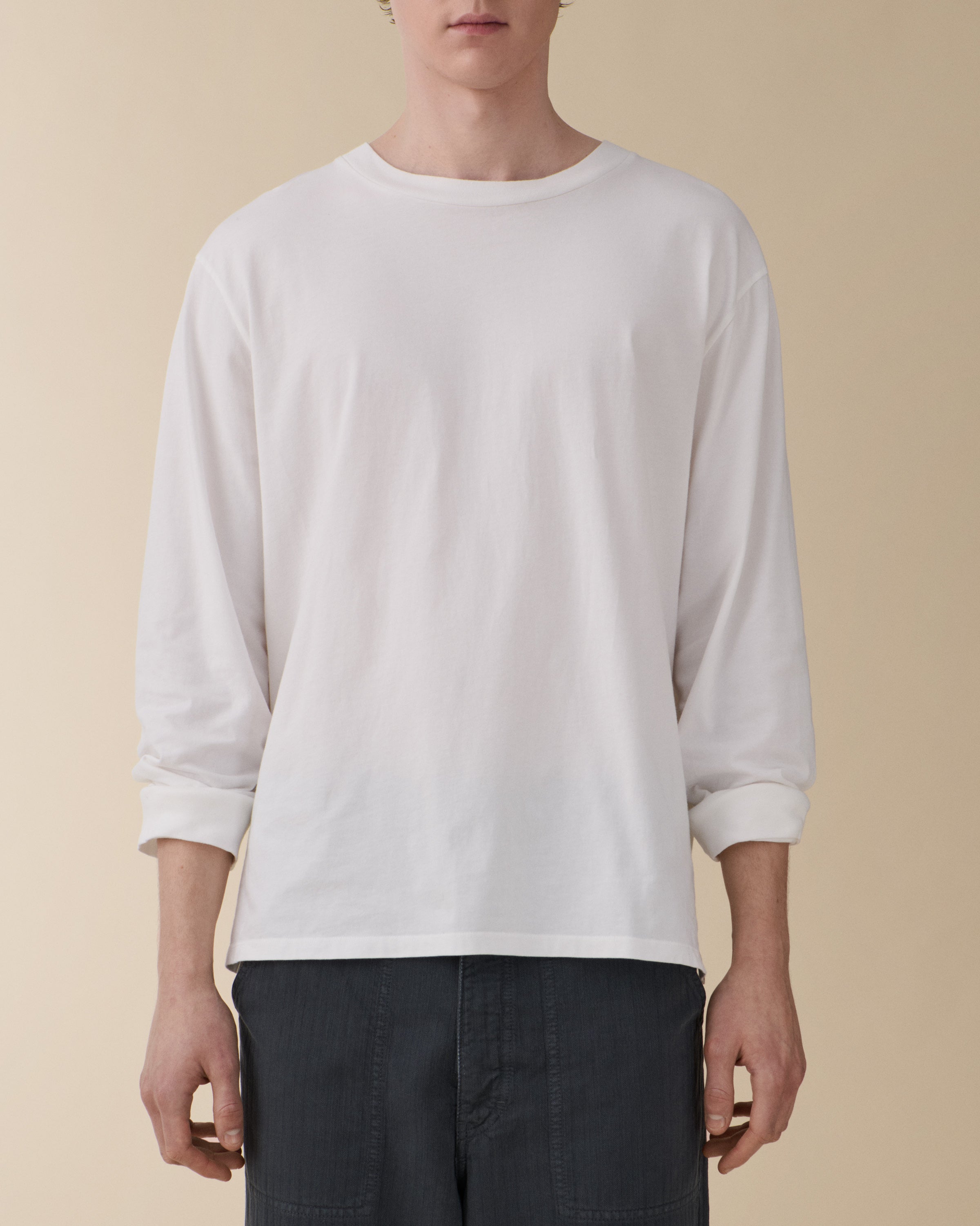 Men's Mino Natural White T-shirt - Jeanerica