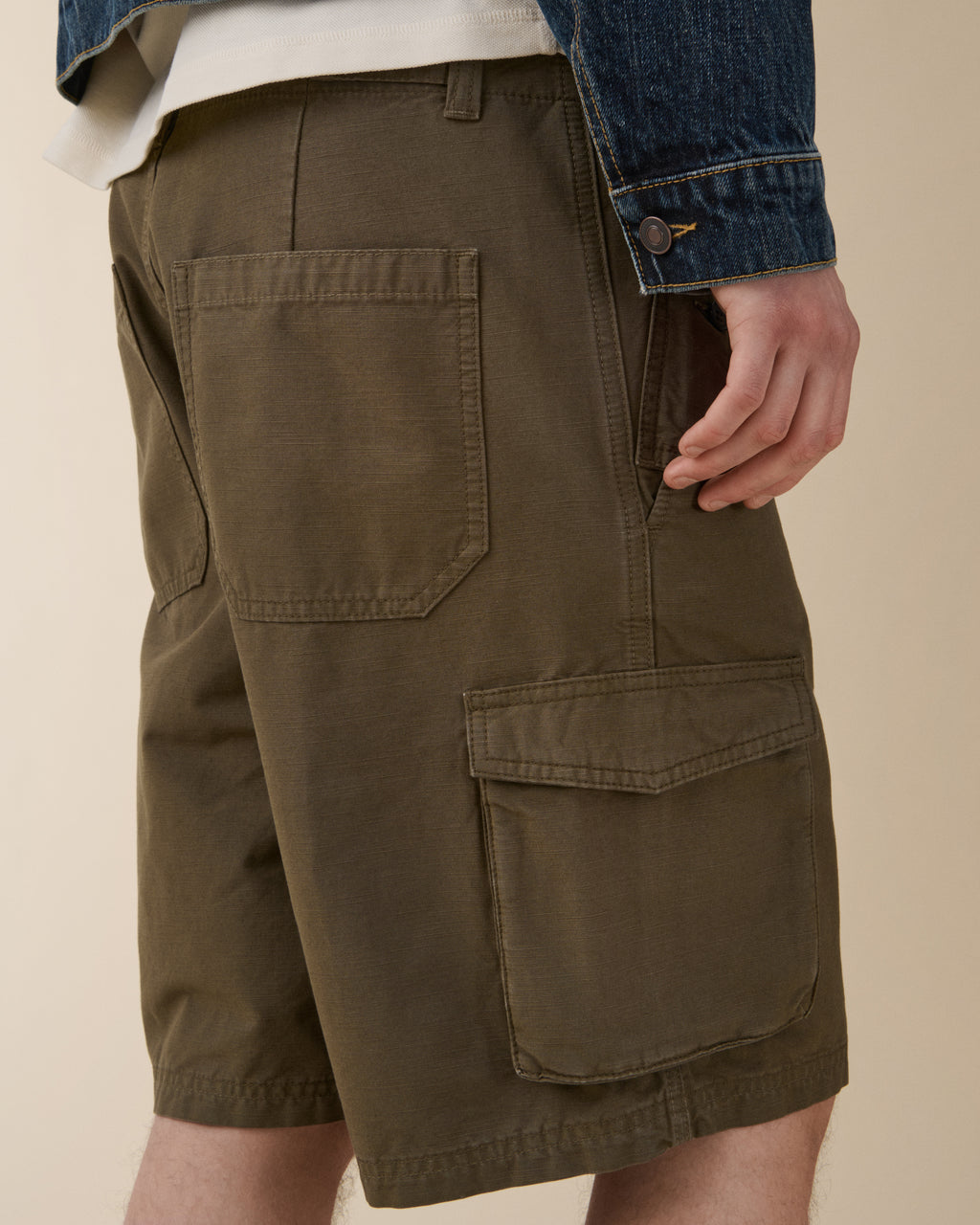 Monti Shorts Khaki Beige