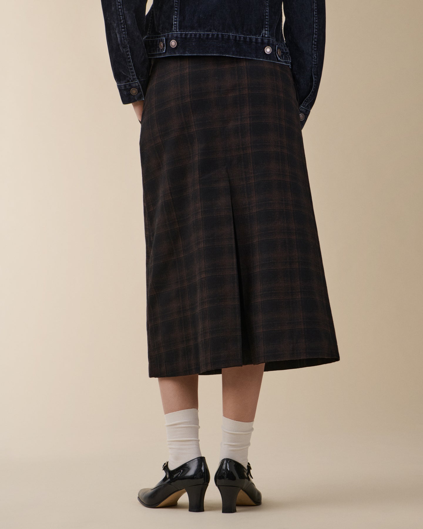 Oceane Brown Check