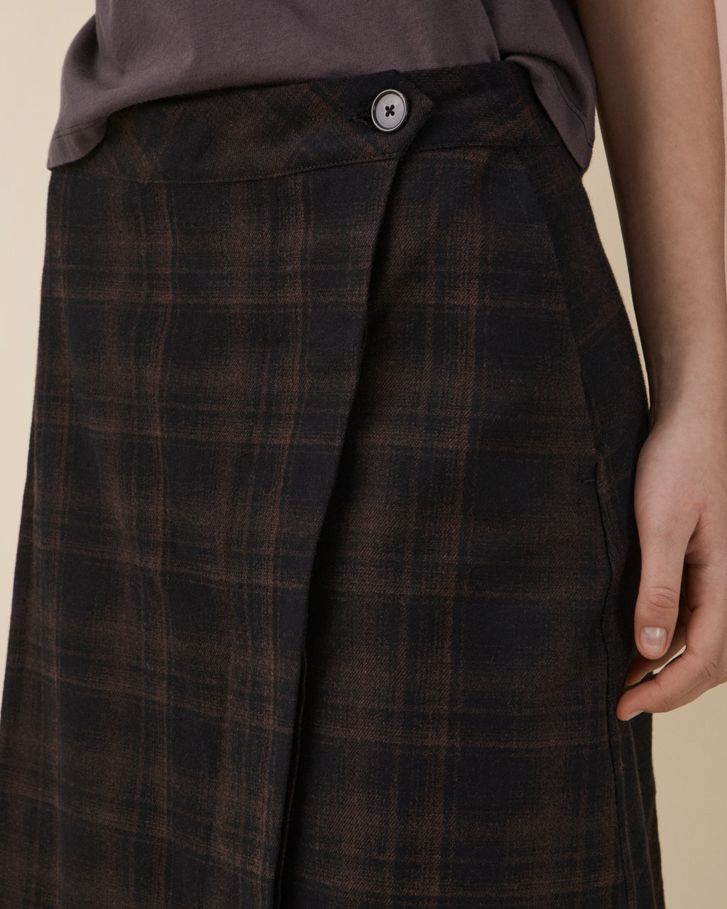 Oceane Brown Check