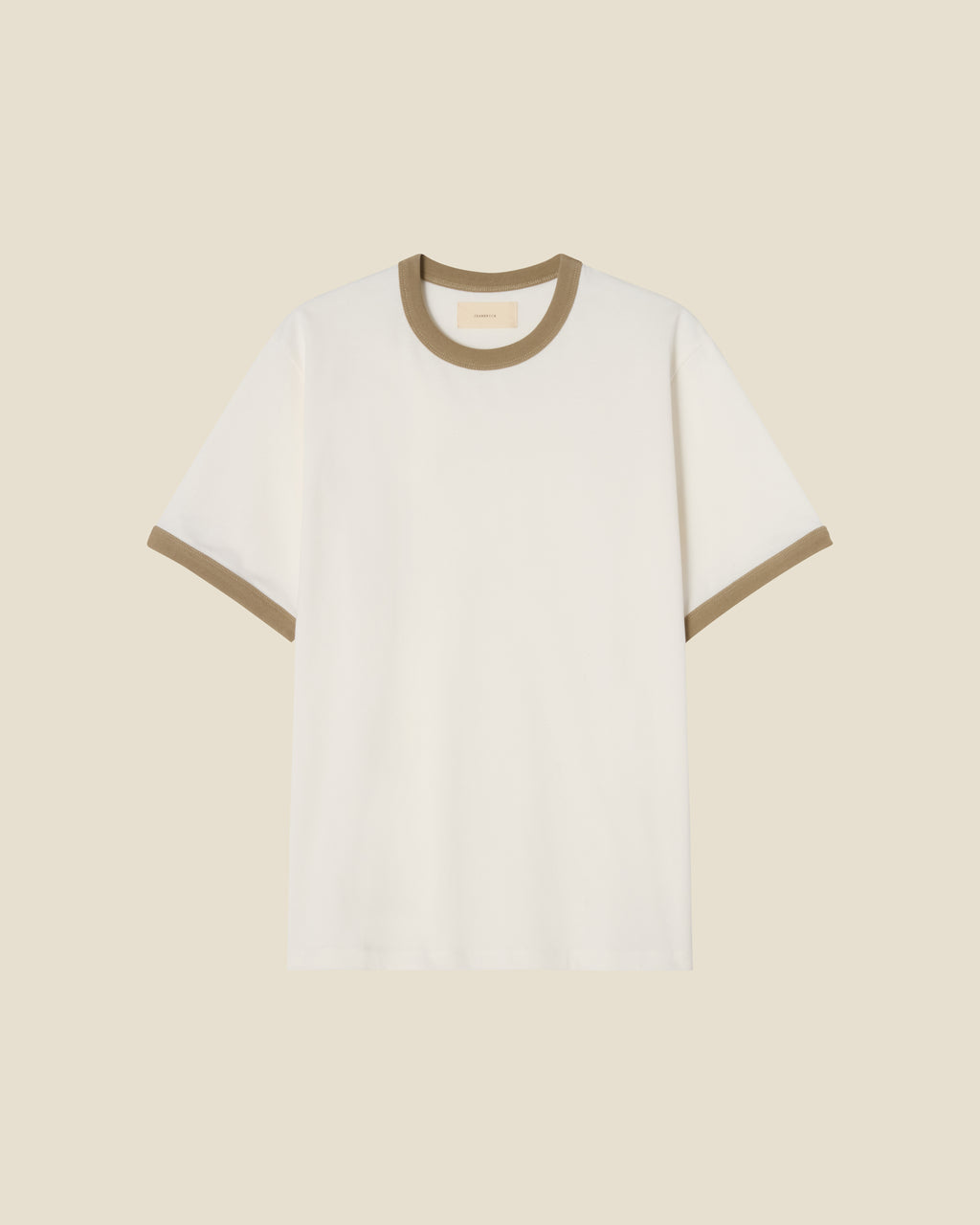 Ringer Khaki Beige flat (beige background)