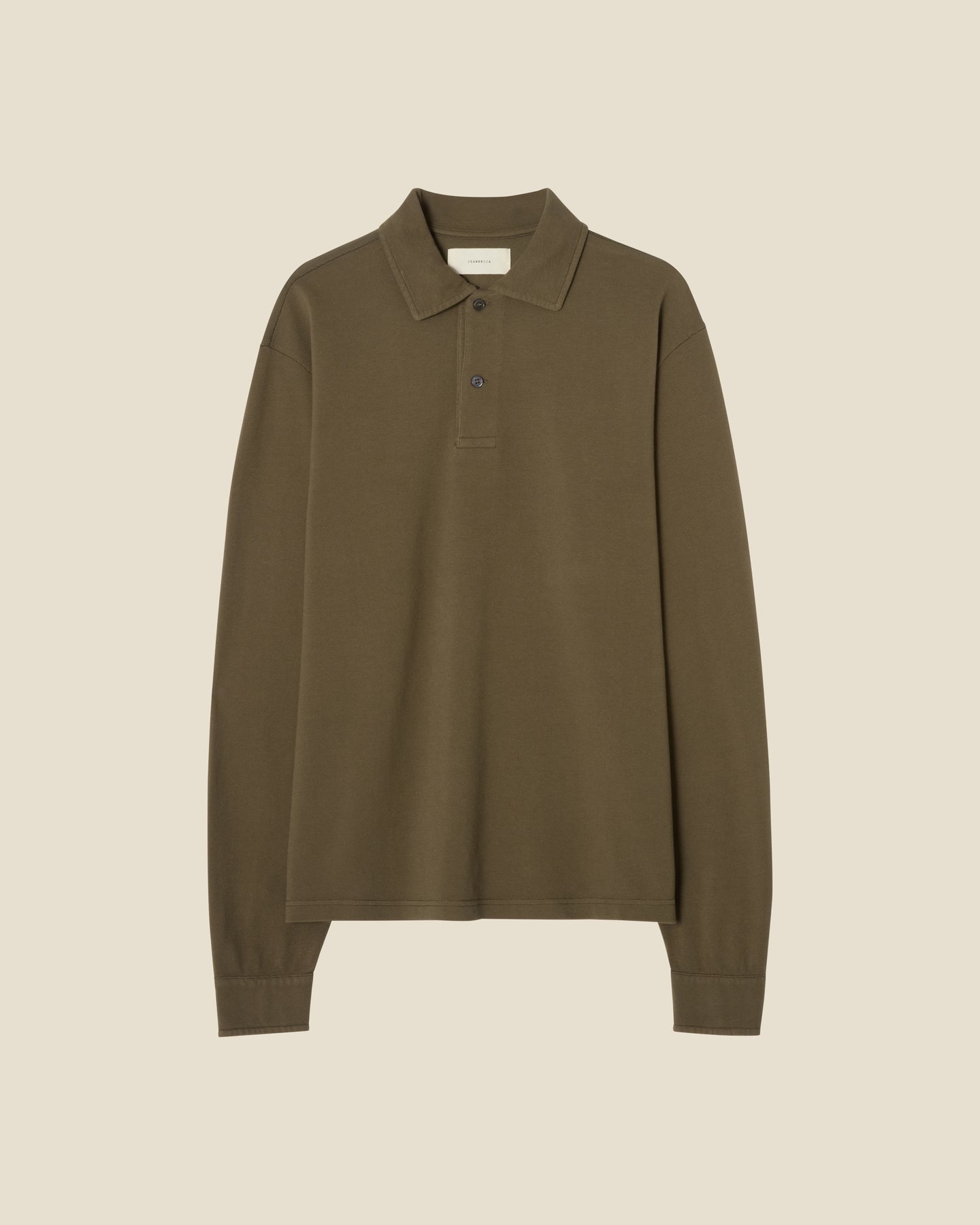 Rory Khaki Green flat (beige background)