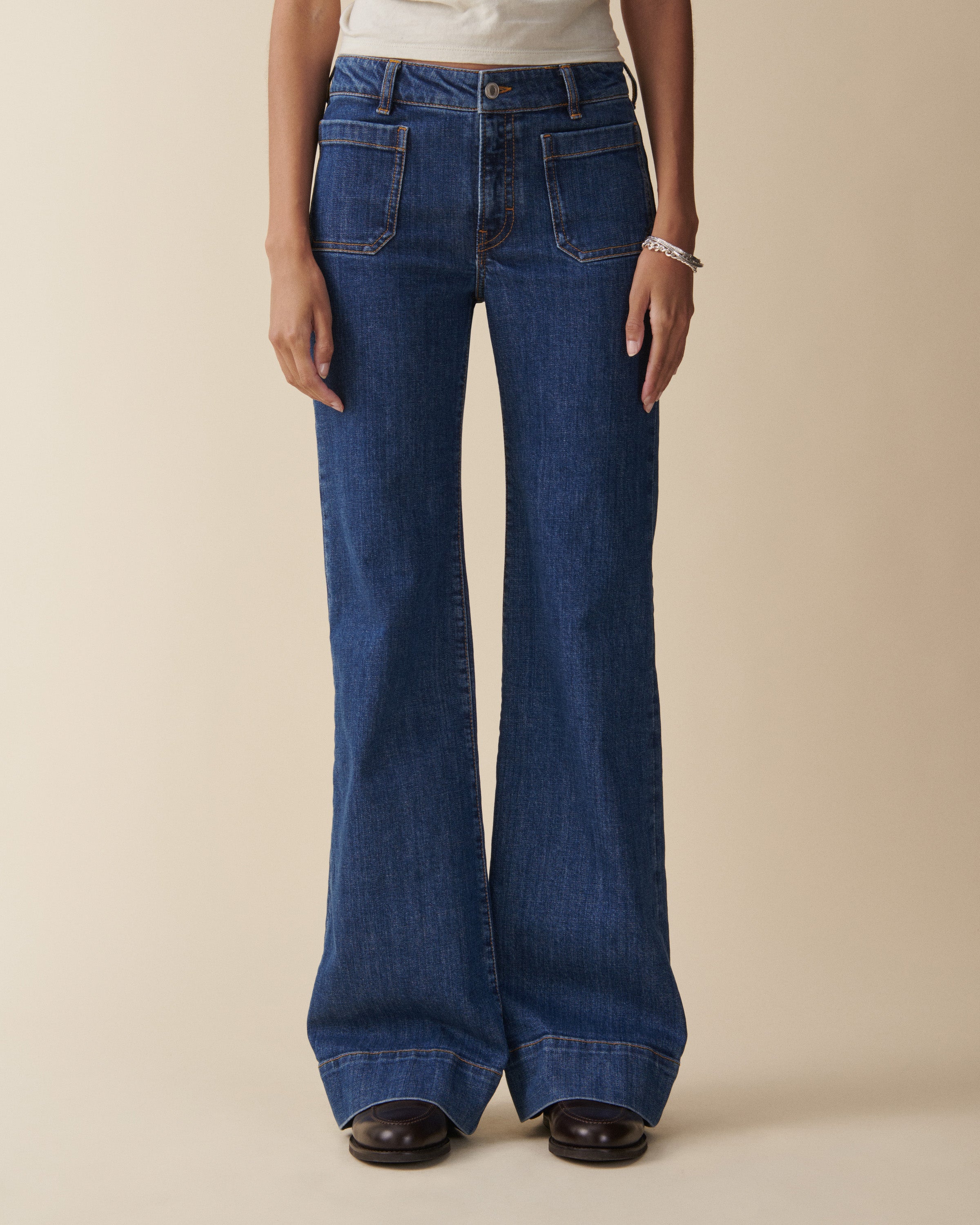 Women's St Monica Low-Rise Flare Jeans Vintage 95 - Jeanerica