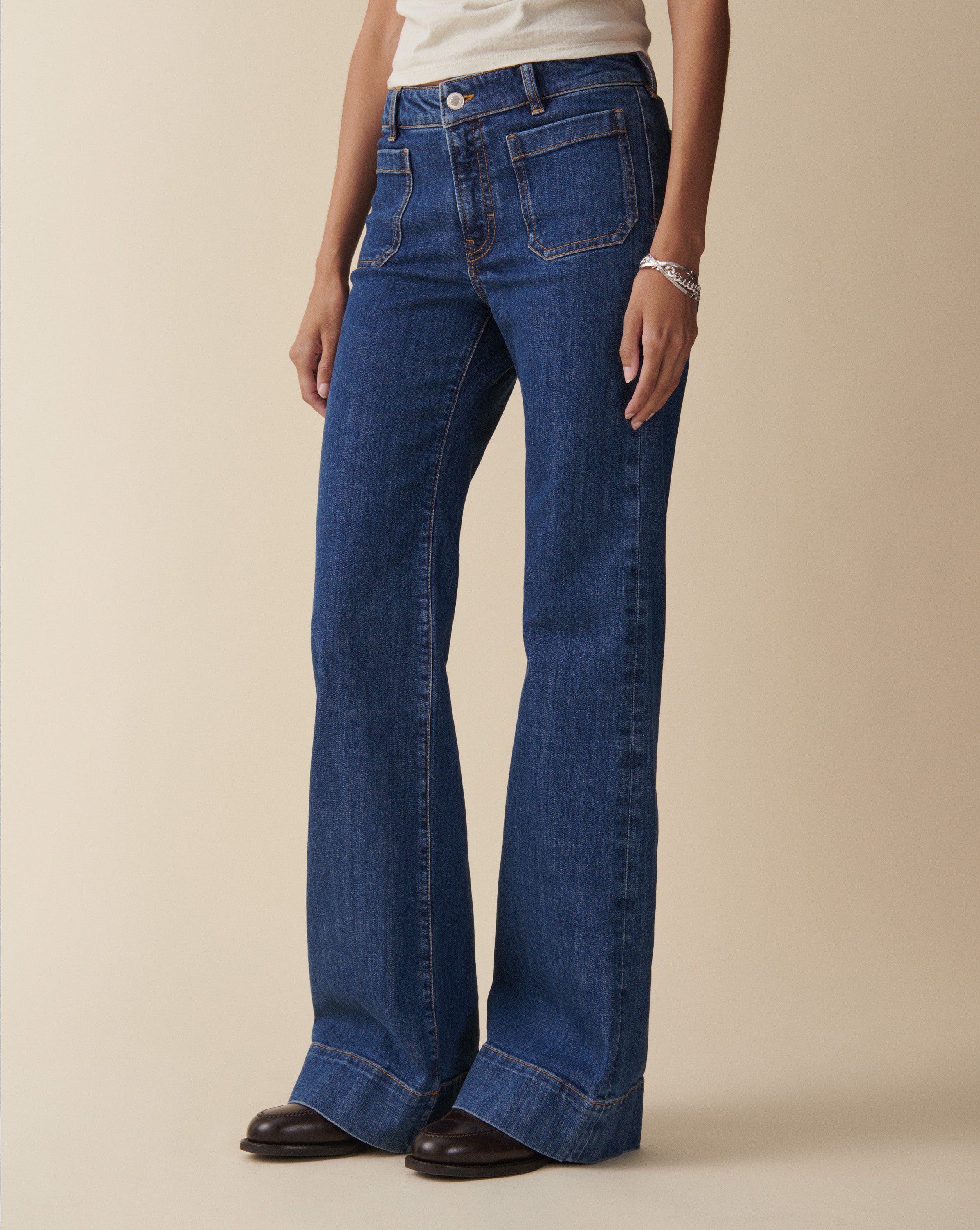 Women's St Monica Low-Rise Flare Jeans Vintage 95 - Jeanerica