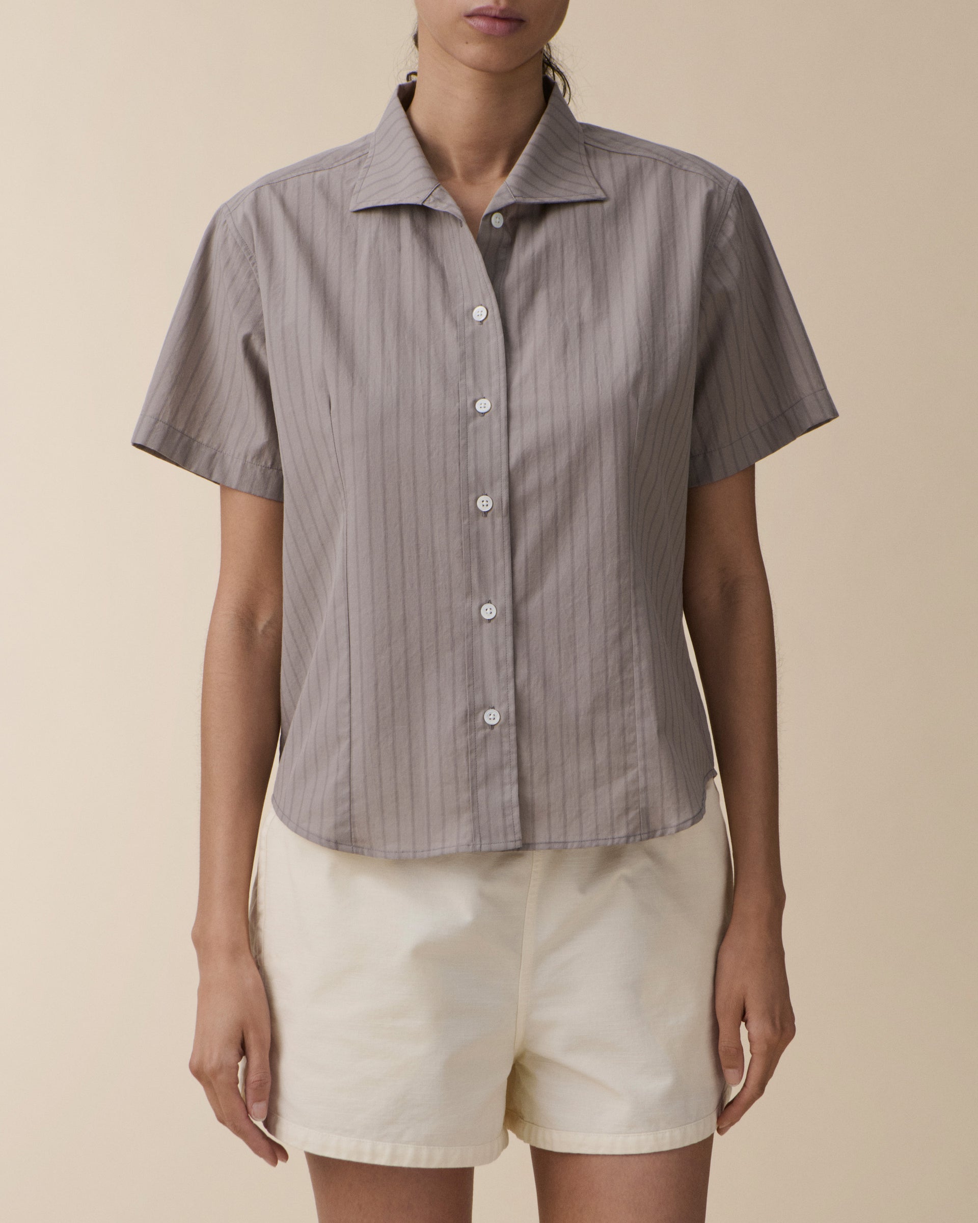 Siri Greige Stripe