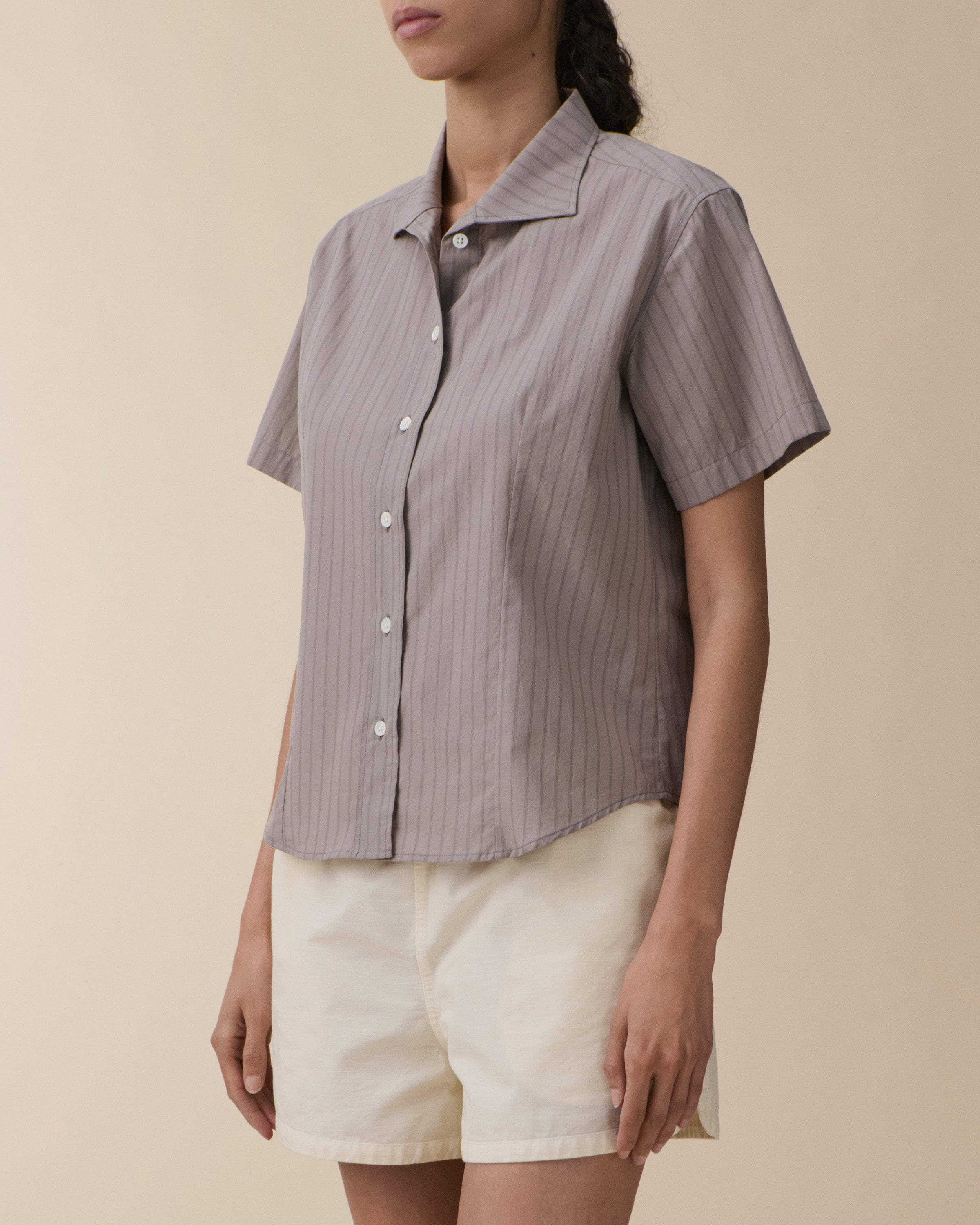 Siri Greige Stripe