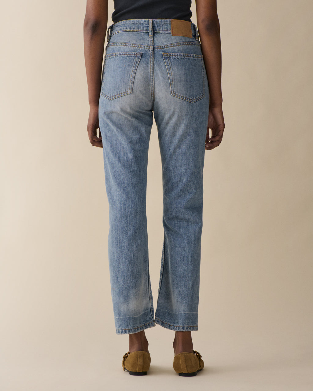 Sisli Cropped Light Blue Righe