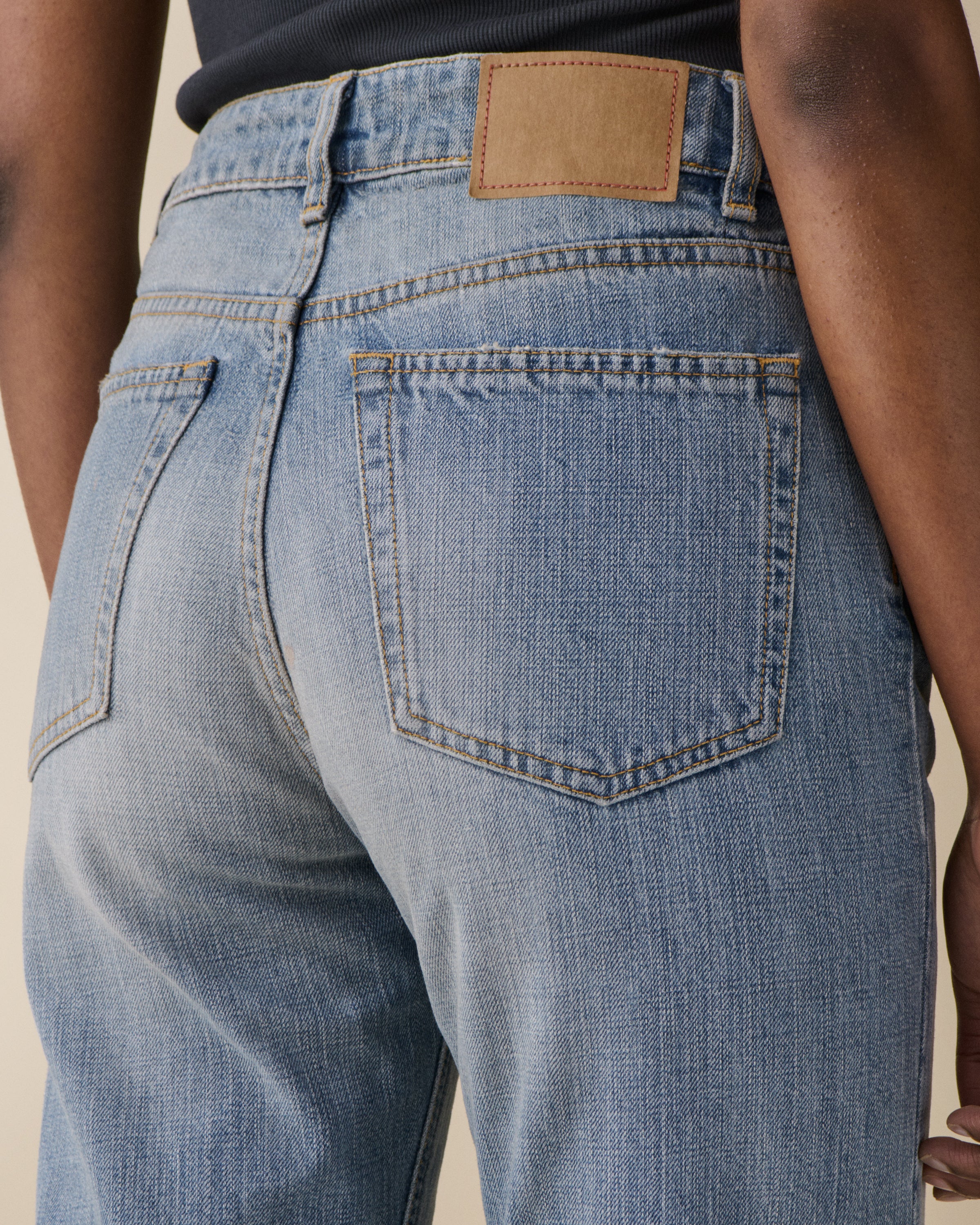 Sisli Cropped Light Blue Righe