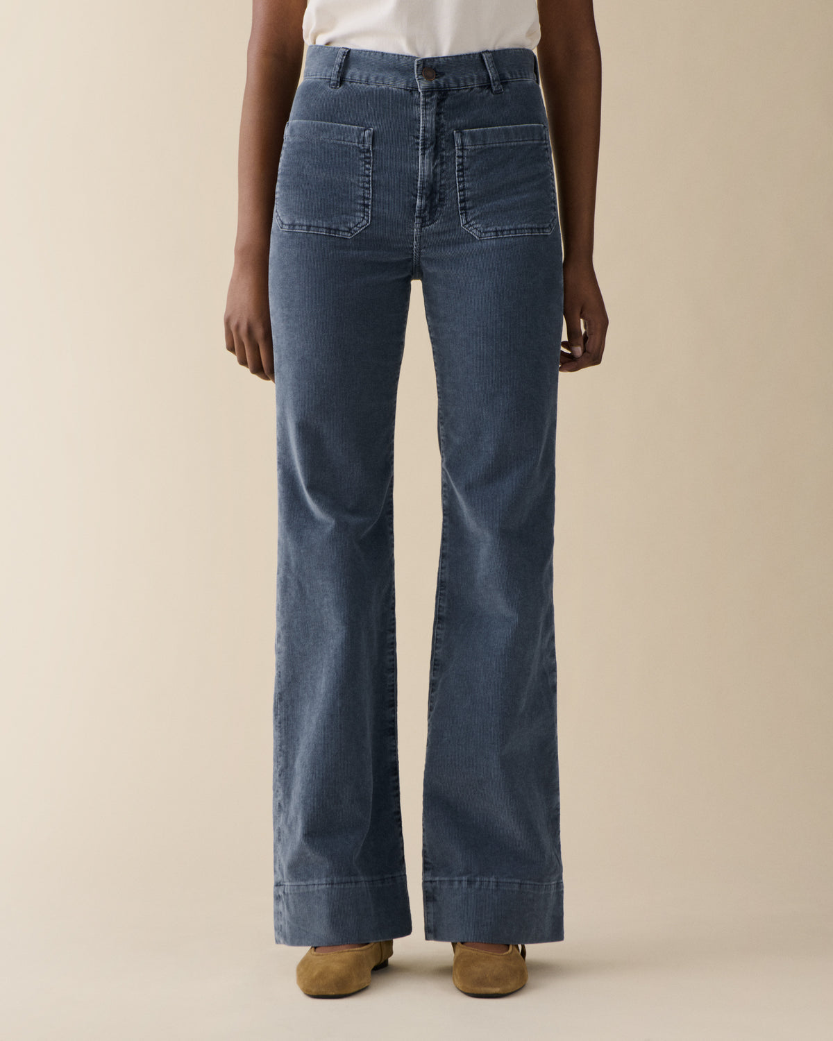 St Monica Blue Corduroy