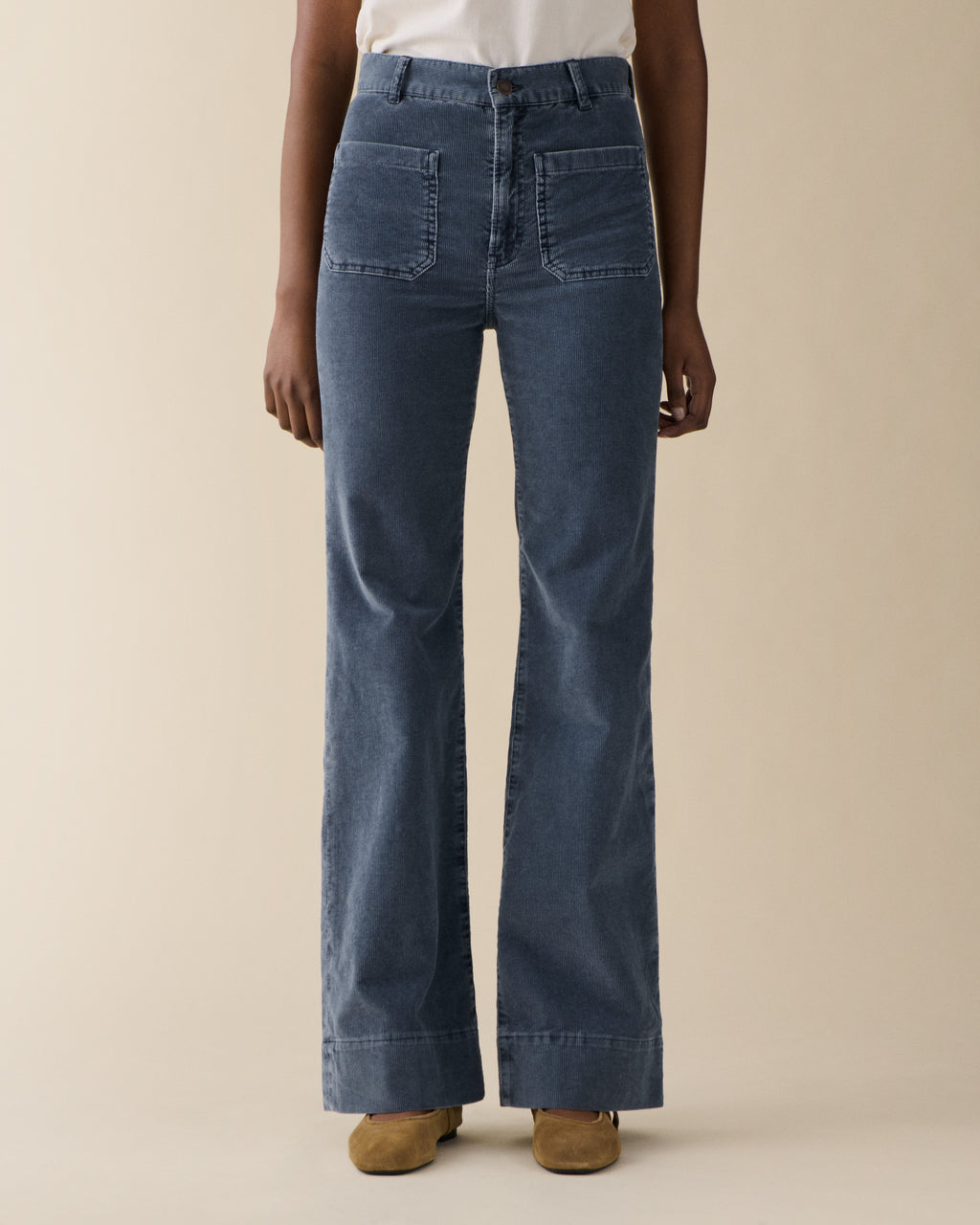 St Monica Blue Corduroy