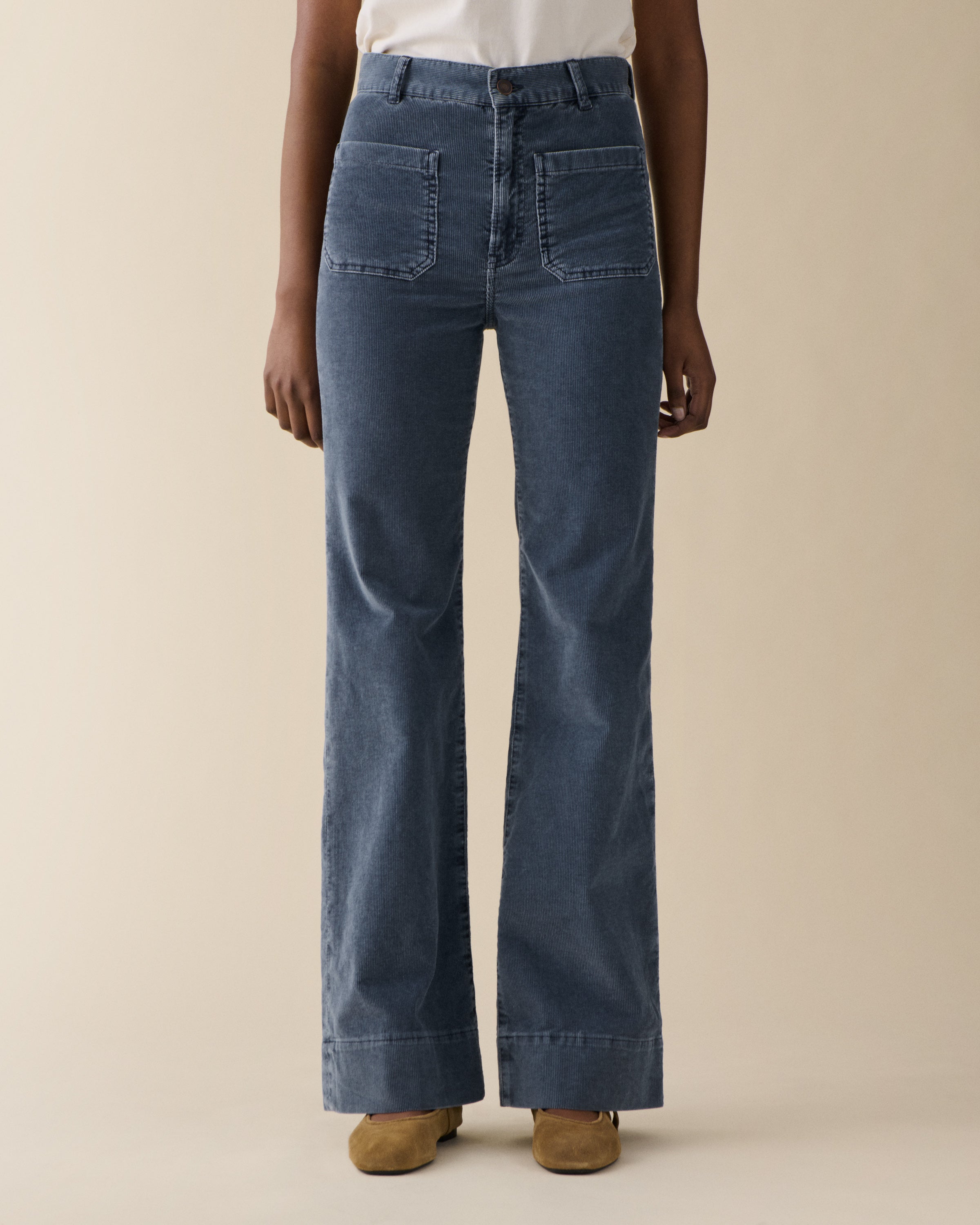 St Monica Blue Corduroy