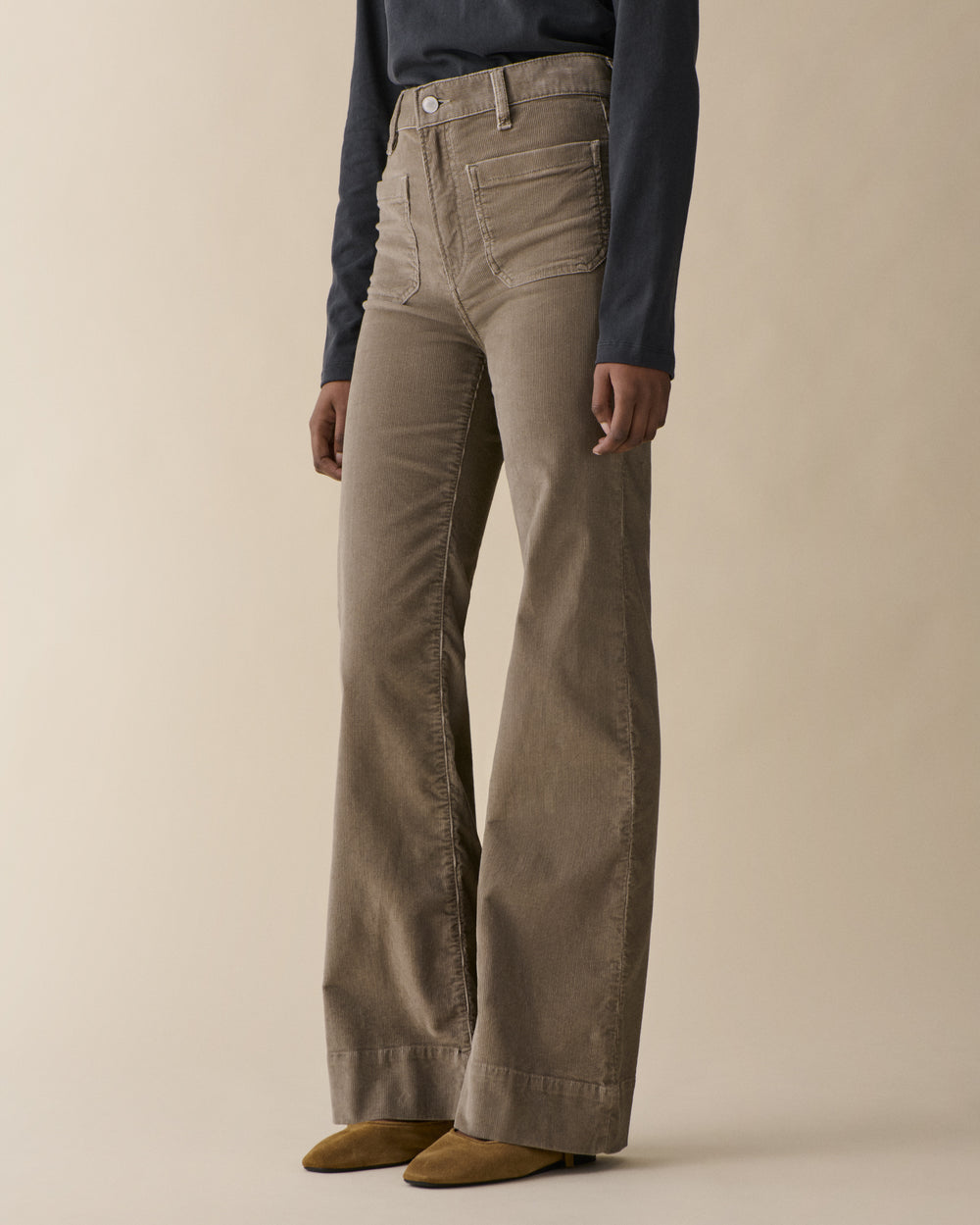 St Monica Grey Corduroy