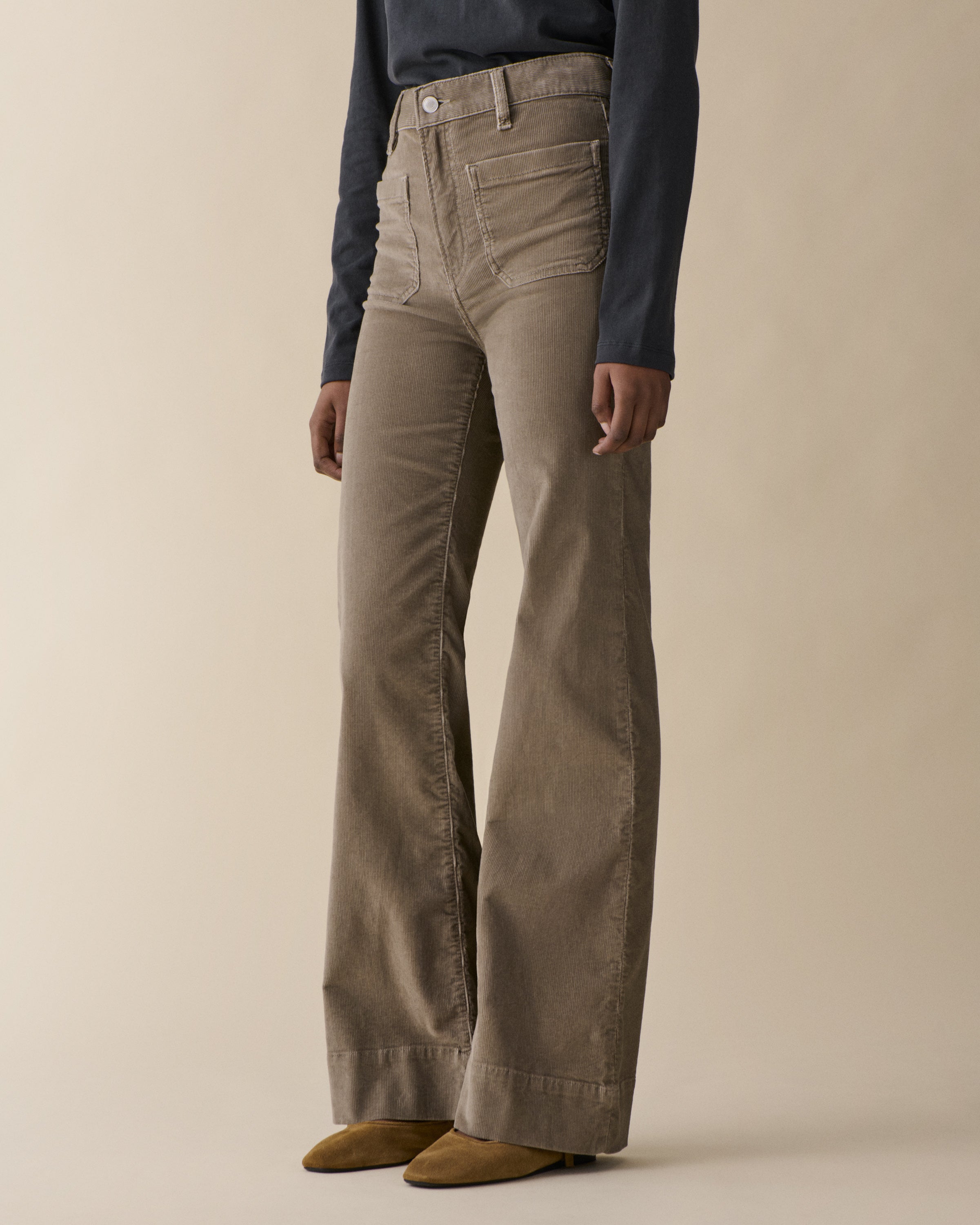 St Monica Grey Corduroy