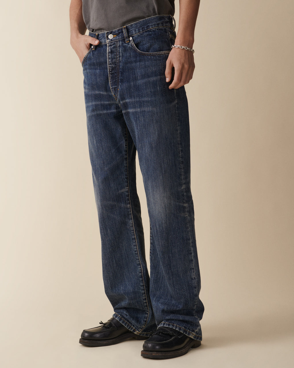 Vega Dark Blue Righe