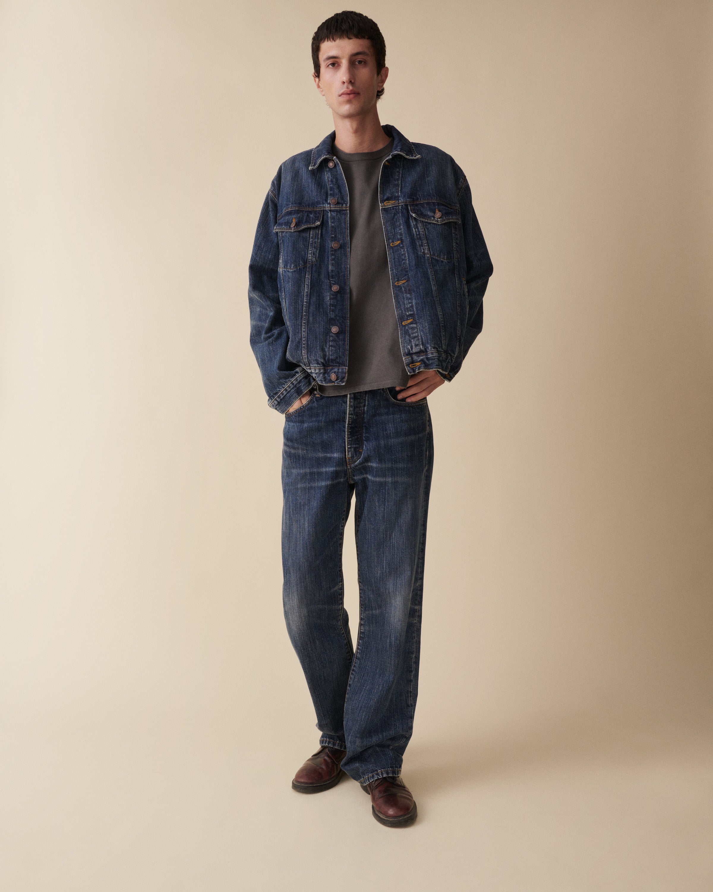 Vega Dark Blue Righe