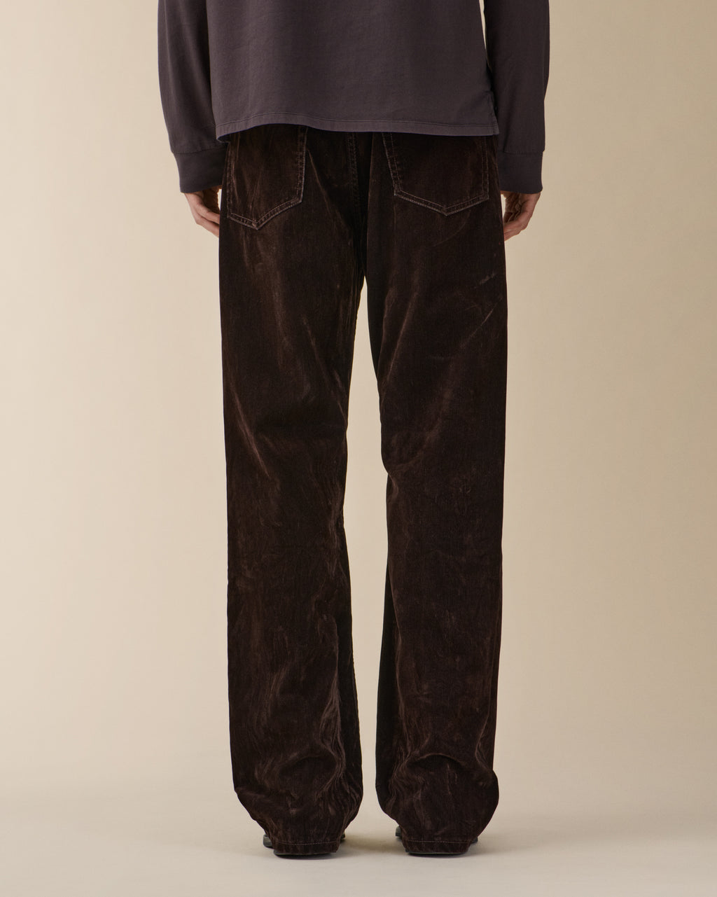 Vega Brown Flock Corduroy