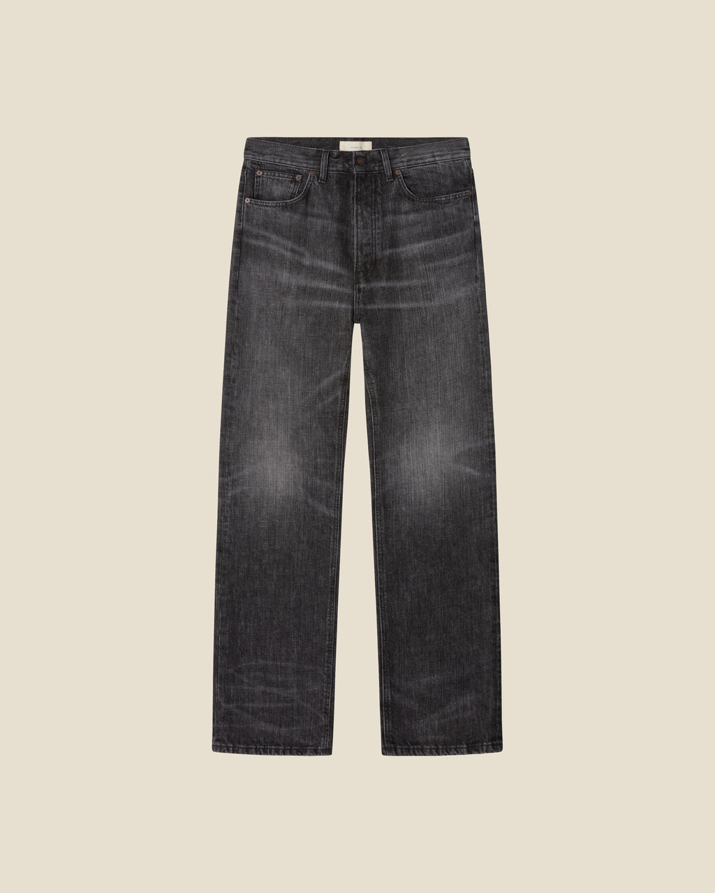 Vega Black Righe flat (beige background)