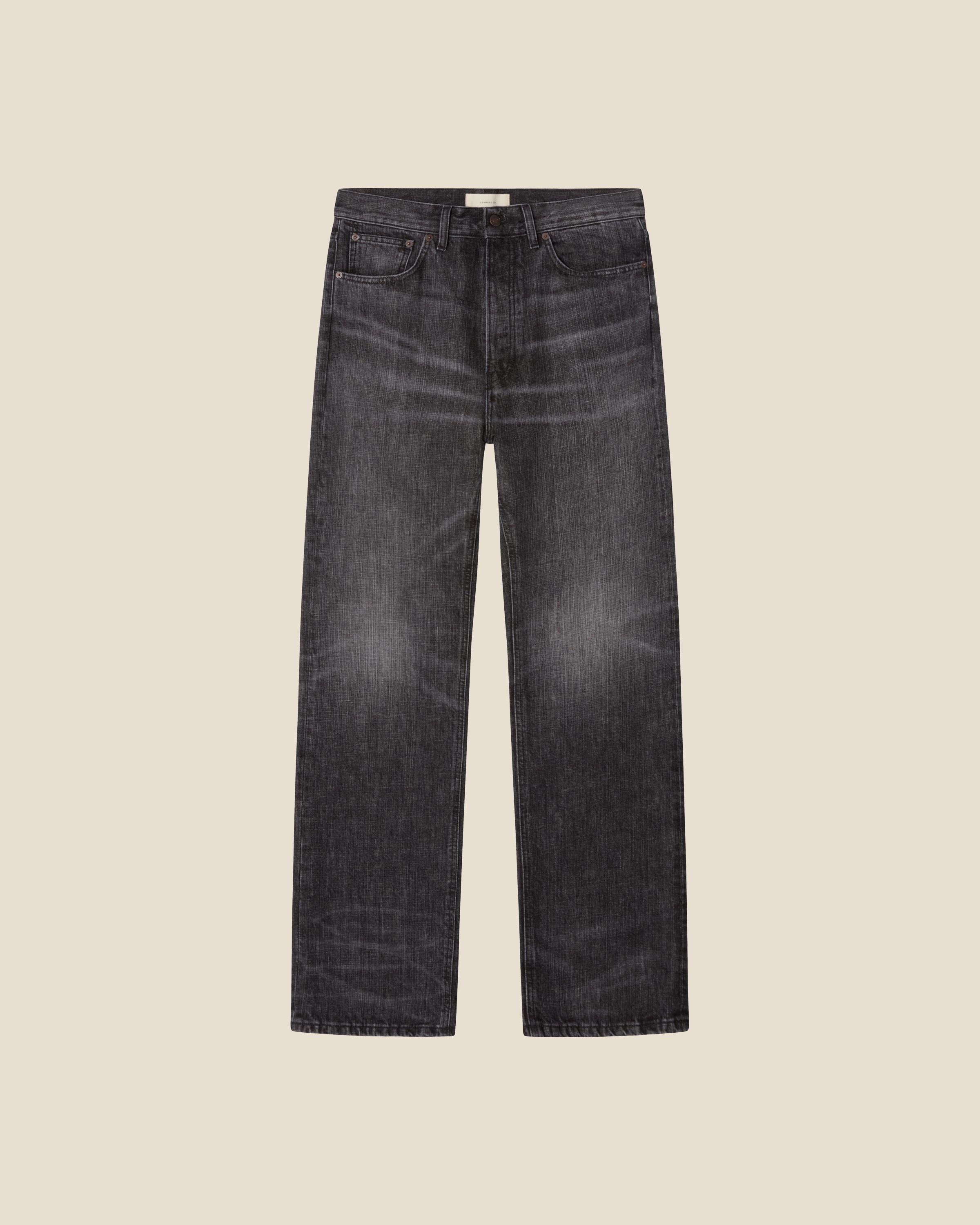 Vega Black Righe flat (beige background)