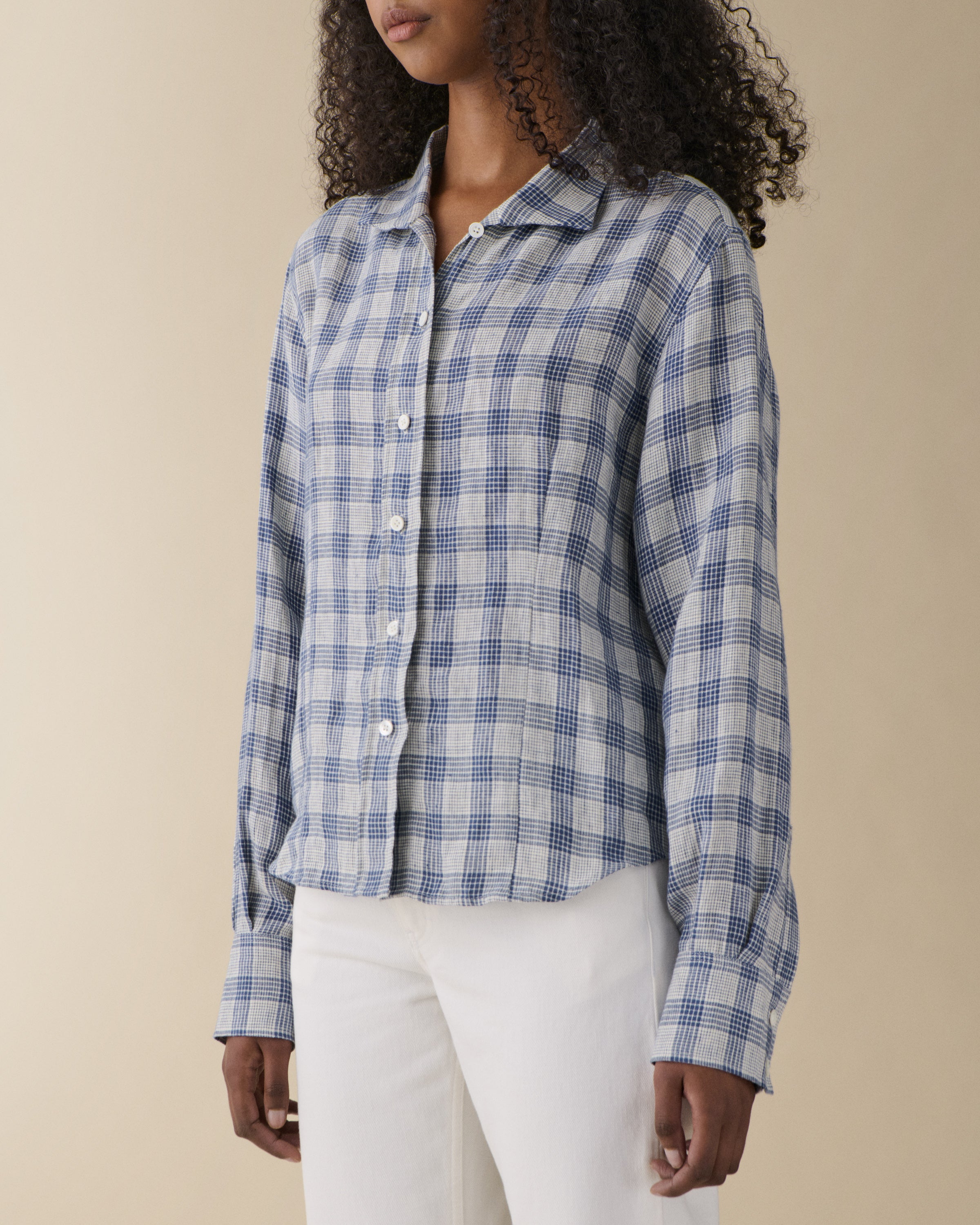 Vera Blue White Check