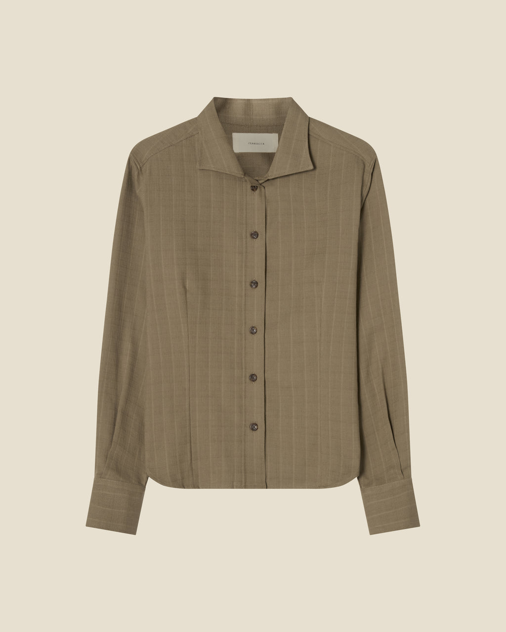 Vera Khaki Beige flat (beige background)