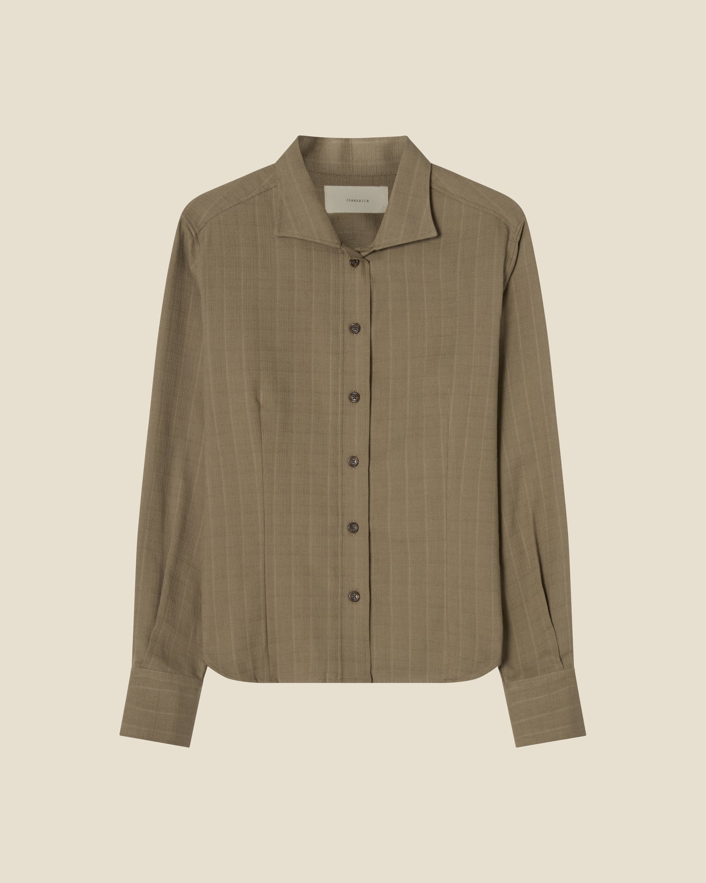 Vera Khaki Beige flat (beige background)